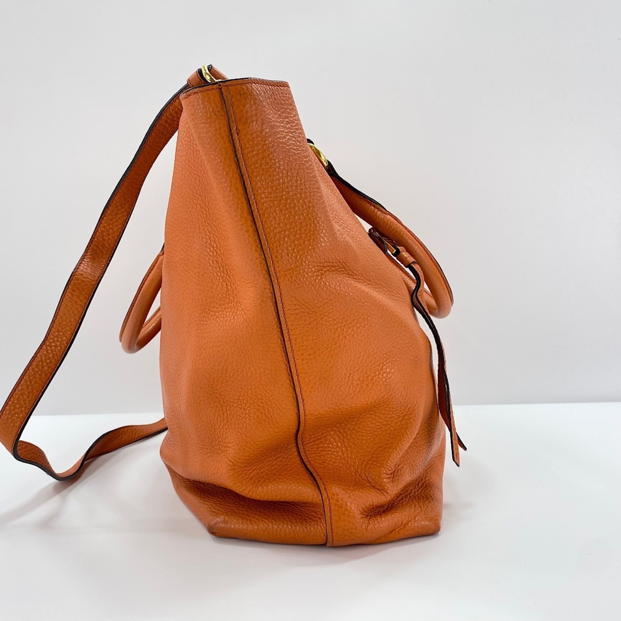 Prada Orange Tote Bag (Pre-Owned)