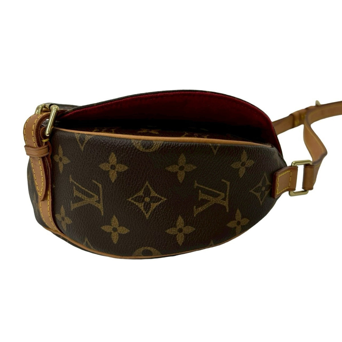 Louis Vuitton Brown Leather Pvc Pochette Shoulder Bag (Pre-Owned)