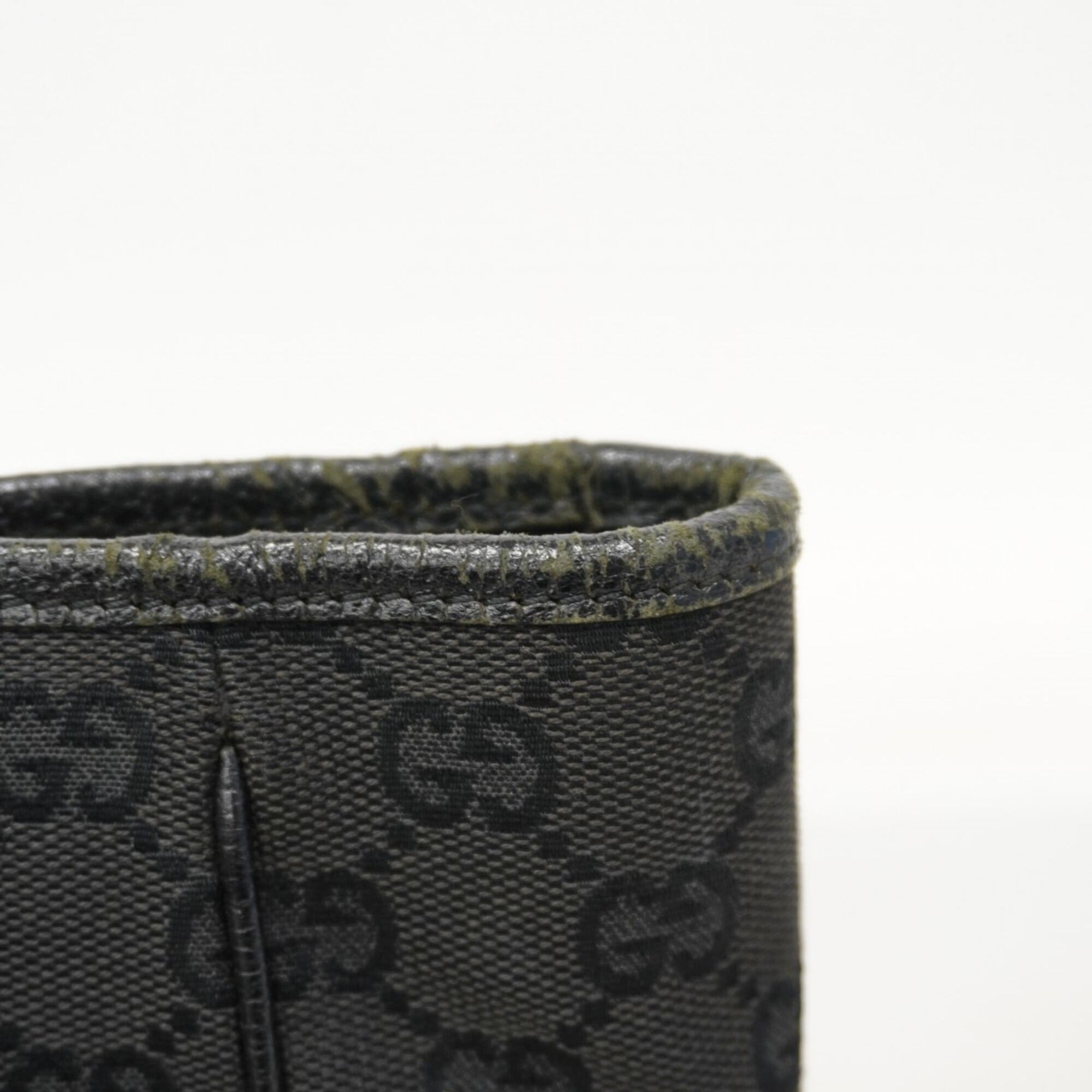 Gucci Black Canvas Tote Bag (Pre-Owned)
