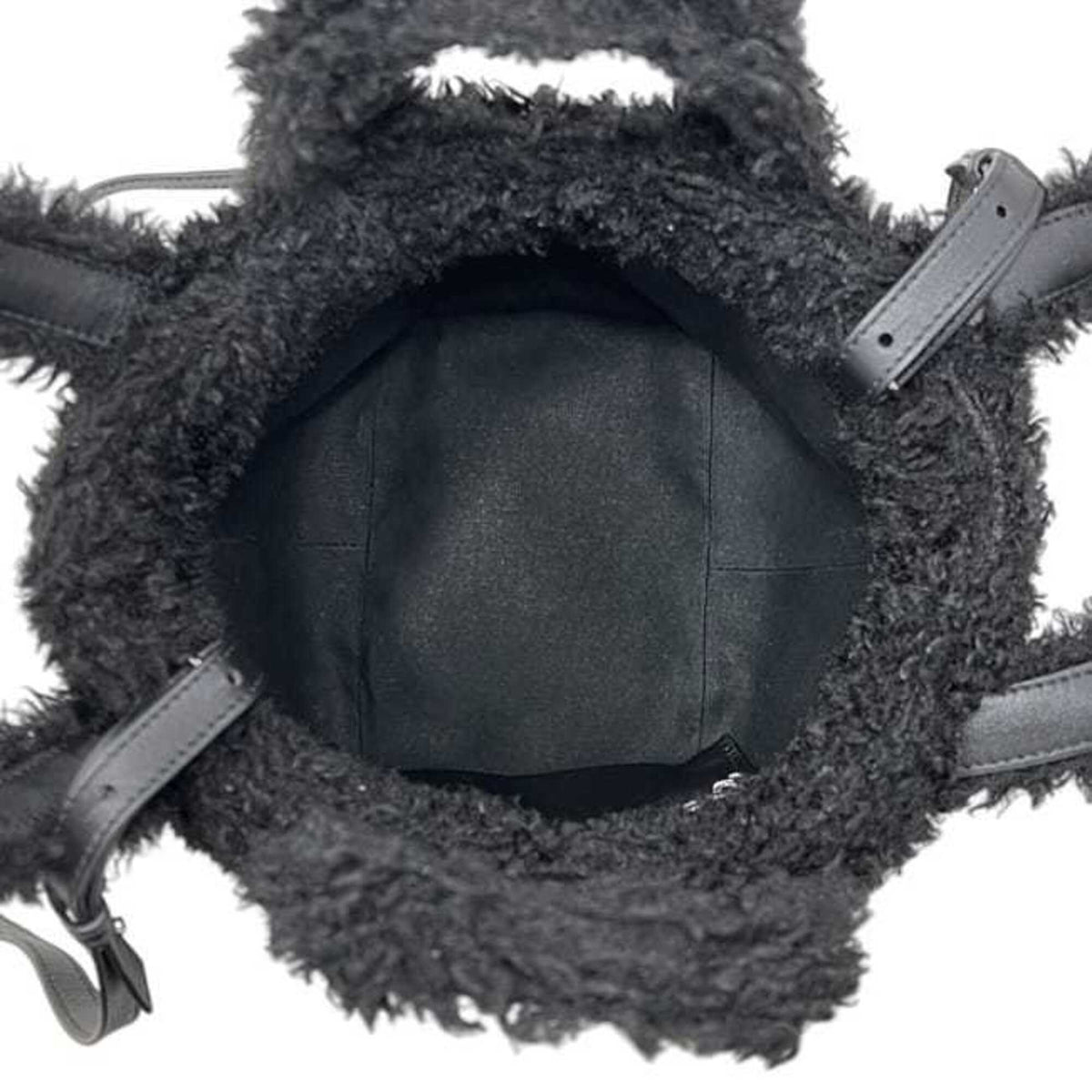 Balenciaga Black Polyester Leather Shoulder Bag (Pre-Owned)