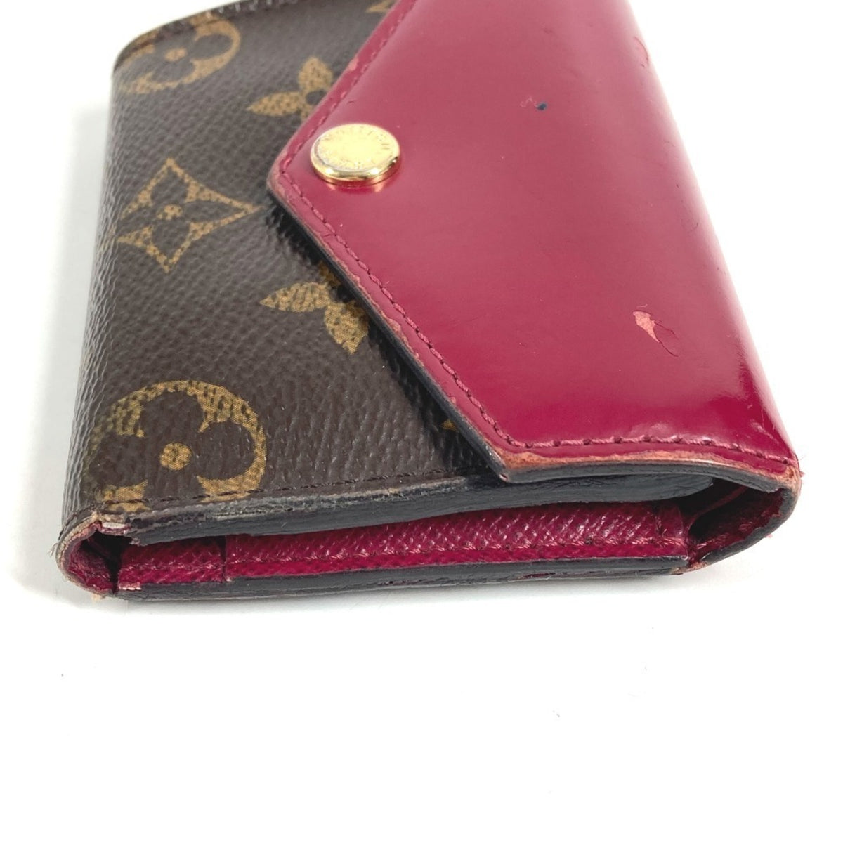 Louis Vuitton Brown Monogram Wallet (Tri-Fold) (Pre-Owned)