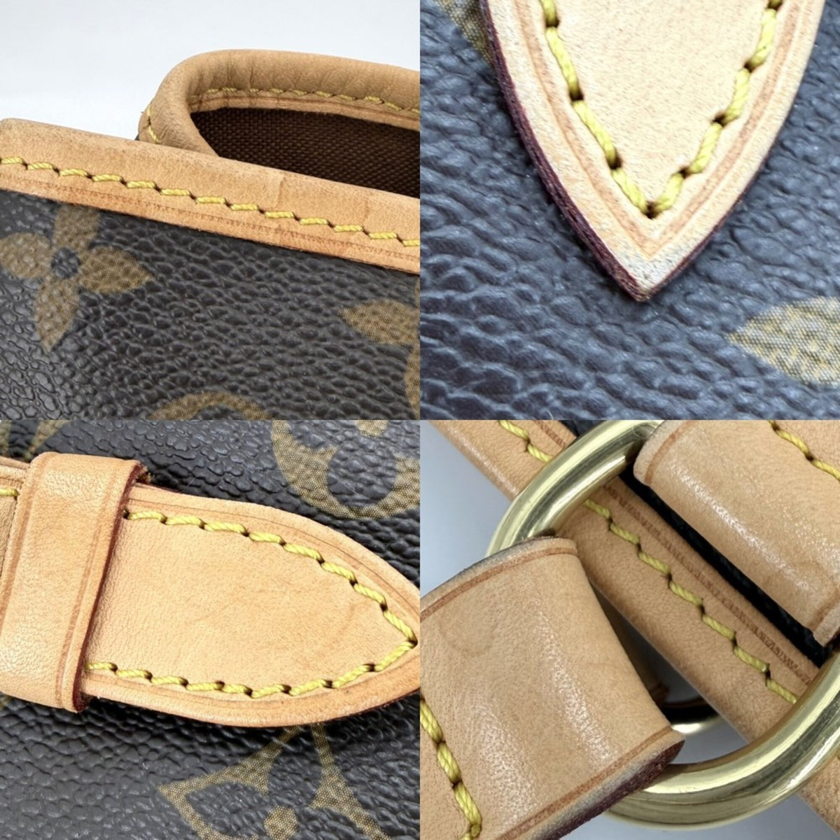 Louis Vuitton Brown Monogram Canvas Handbag Tote Bag (Pre-Owned)