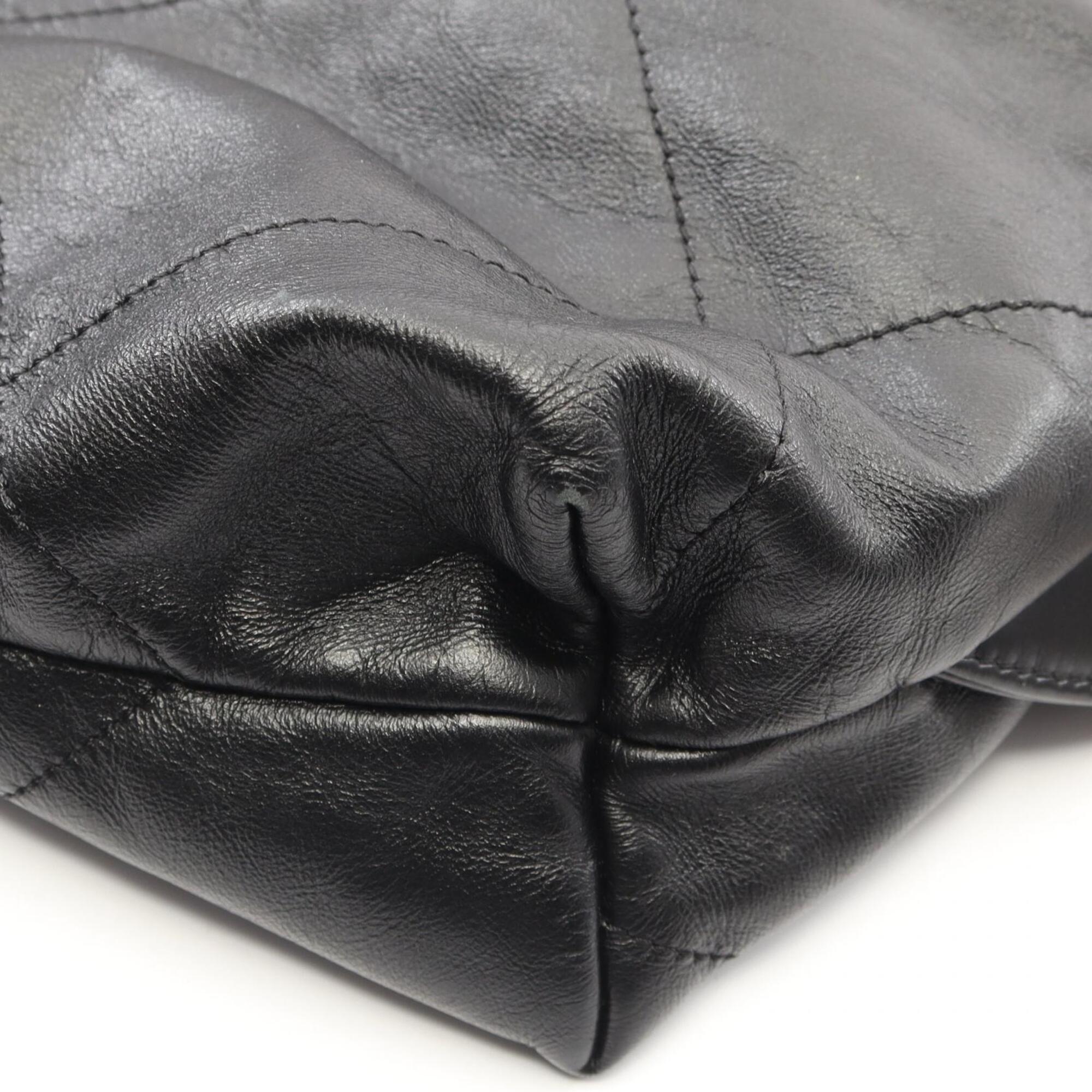 Chanel Black Leather Backpack (Pre-Owned)