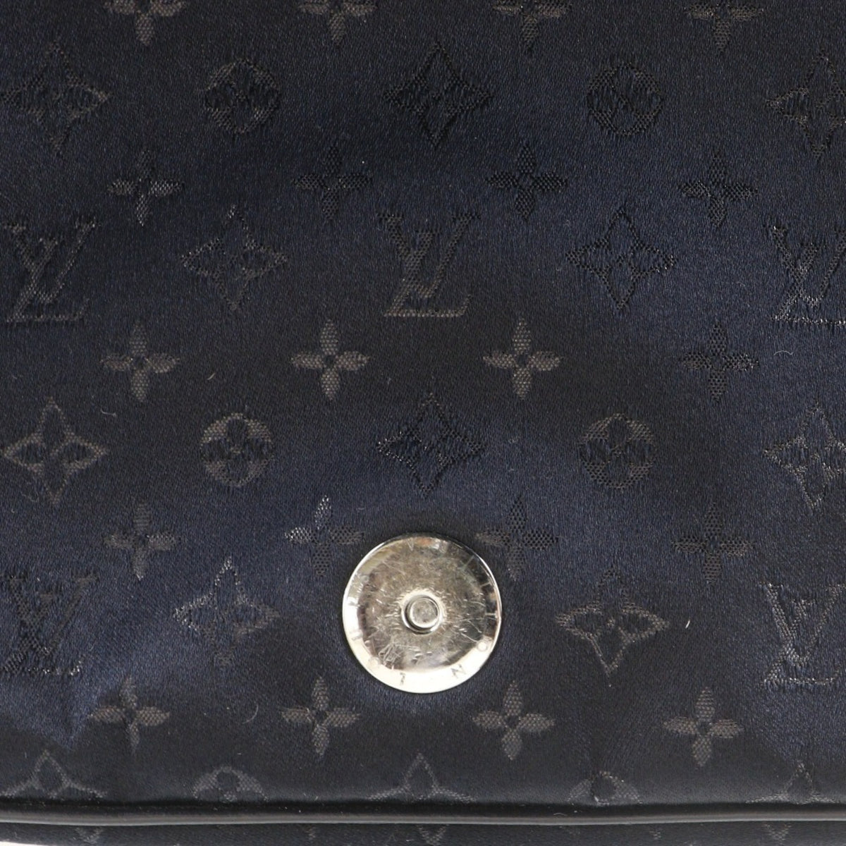 Louis Vuitton Black Monogram Satin Monogram Vernis Leather Shoulder Bag (Pre-Owned)