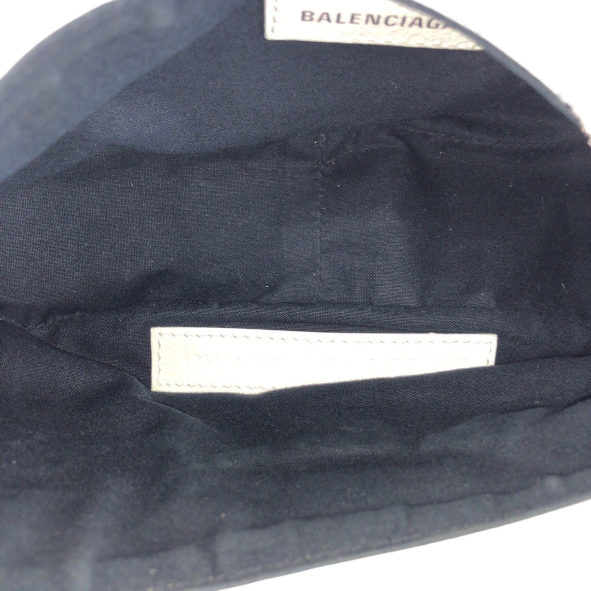 Balenciaga White Leather Pochette Shoulder Bag (Pre-Owned)