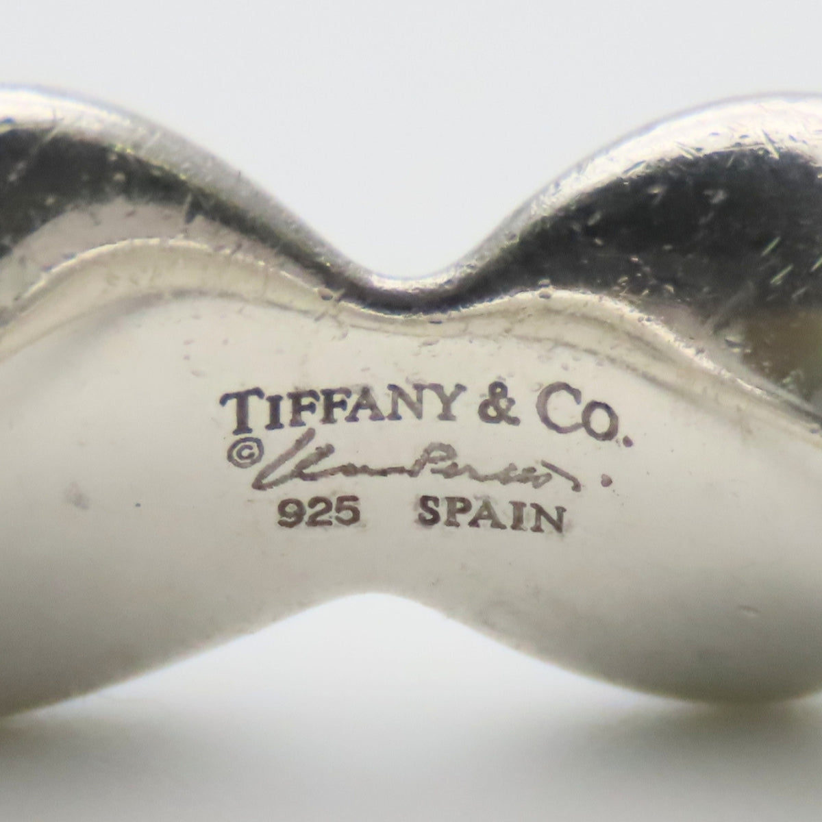 Tiffany Silver Silver 925 Band Ring (Pre-Owned)