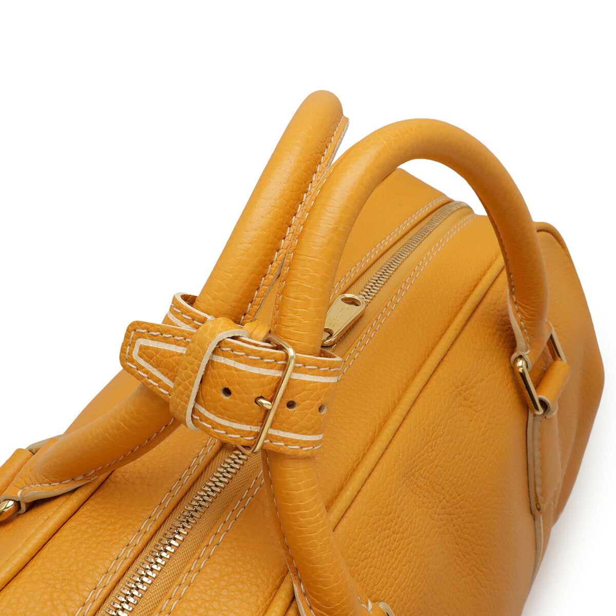 Louis Vuitton Jaune Leather Boston Bag (Pre-Owned)