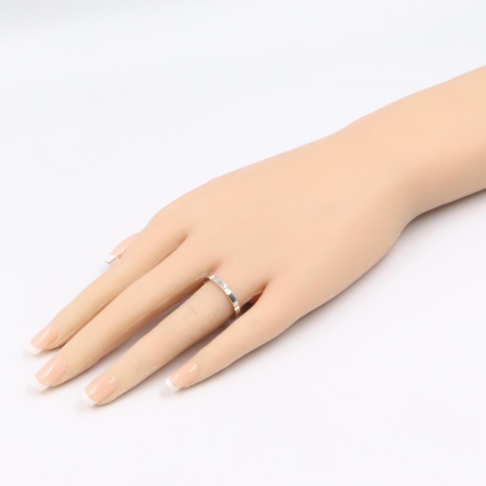 Cartier Silver White Gold (18K) Band Ring (Pre-Owned)