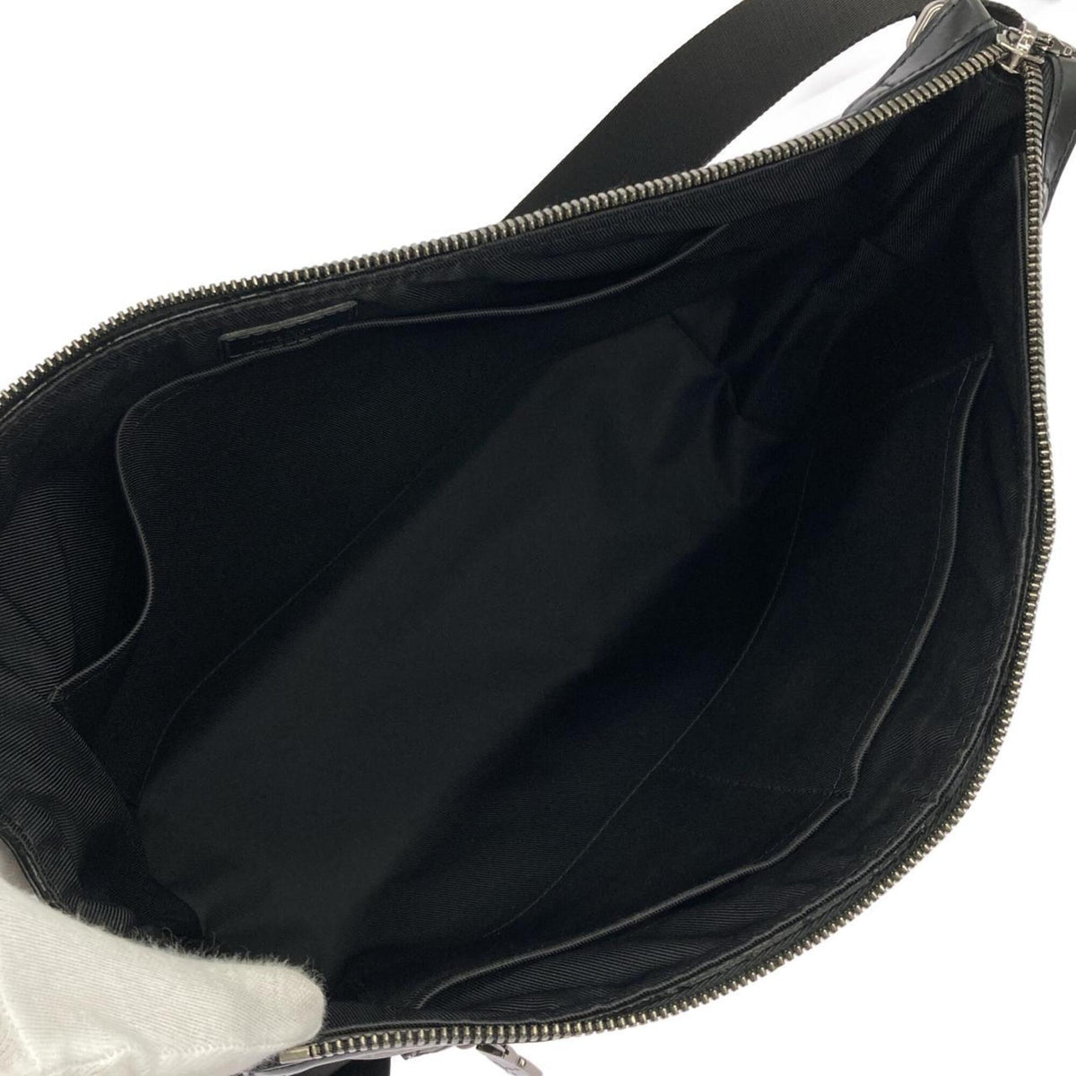 Louis Vuitton Black Coated Canvas Shoulder Bag (Pre-Owned)