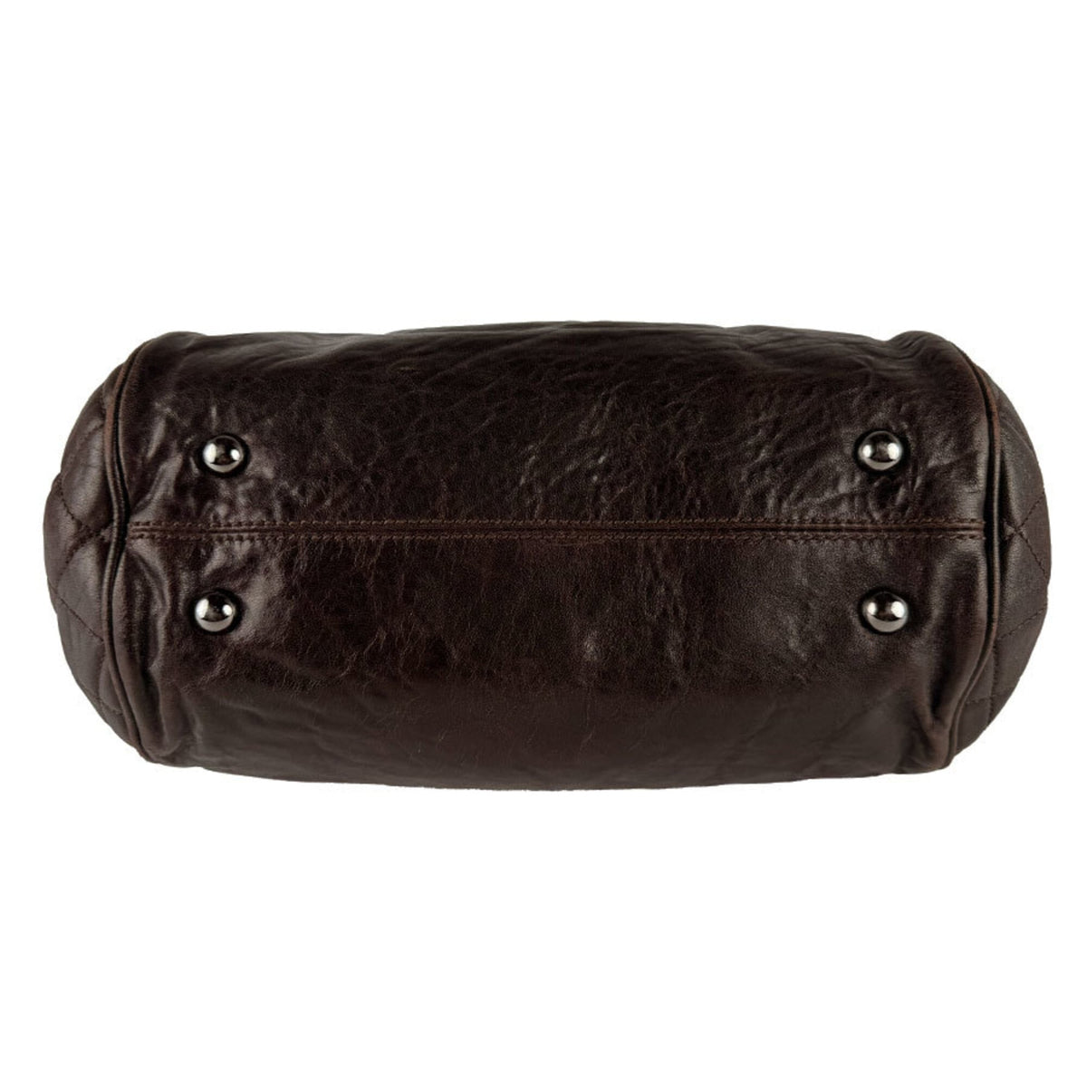 Chanel Brown Leather Handbag (Pre-Owned)