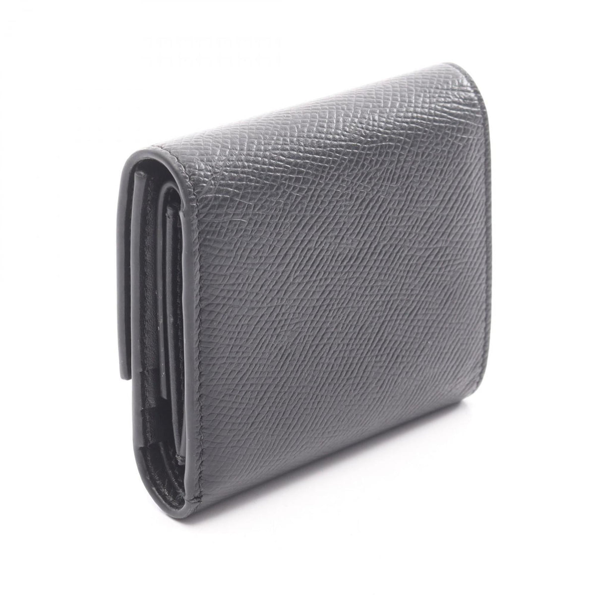 Celine Black Leather Wallet (Tri-Fold) (Pre-Owned)