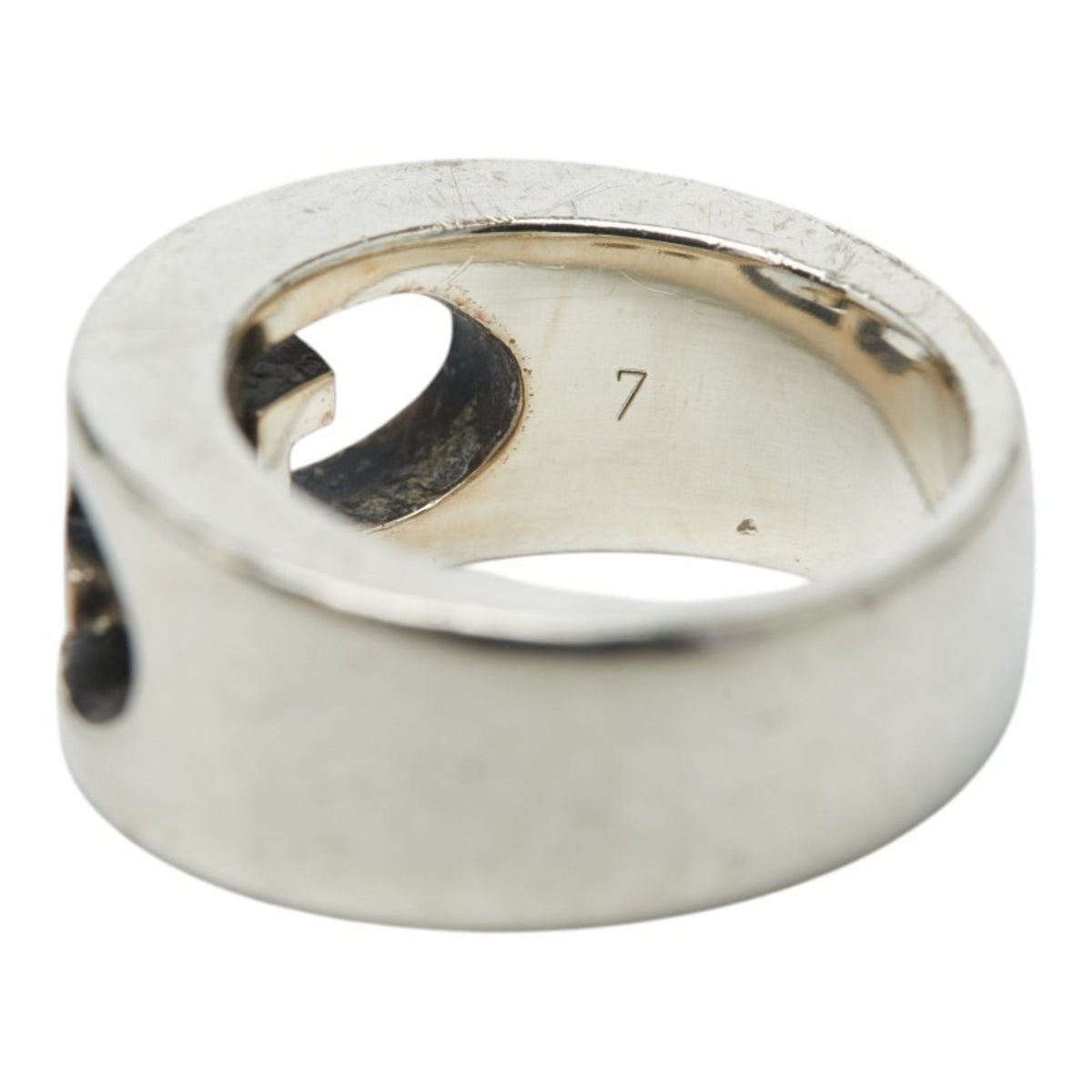 Gucci Silver Silver 925 Band Ring (Pre-Owned)