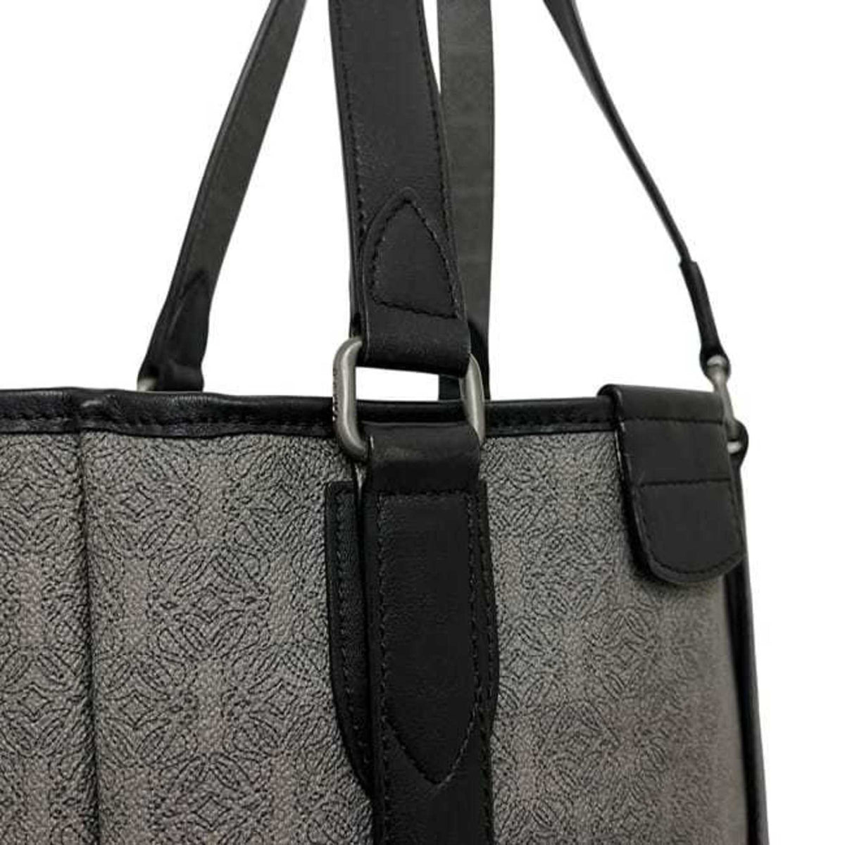 Loewe Gray Pvc Leather Tote Bag (Pre-Owned)