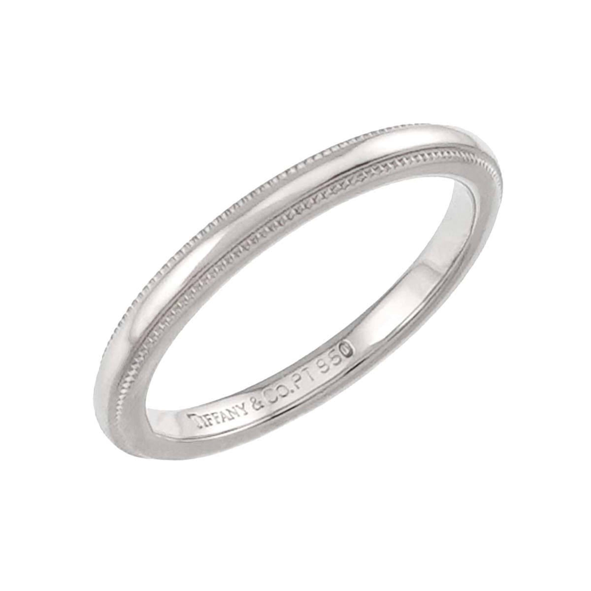 Tiffany Platinum 950 Band Ring (Pre-Owned)