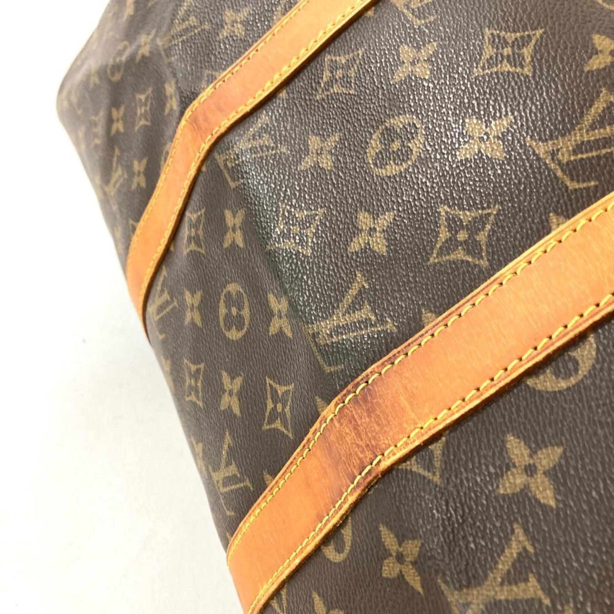 Louis Vuitton Brown Monogram Canvas Boston Bag (Pre-Owned)