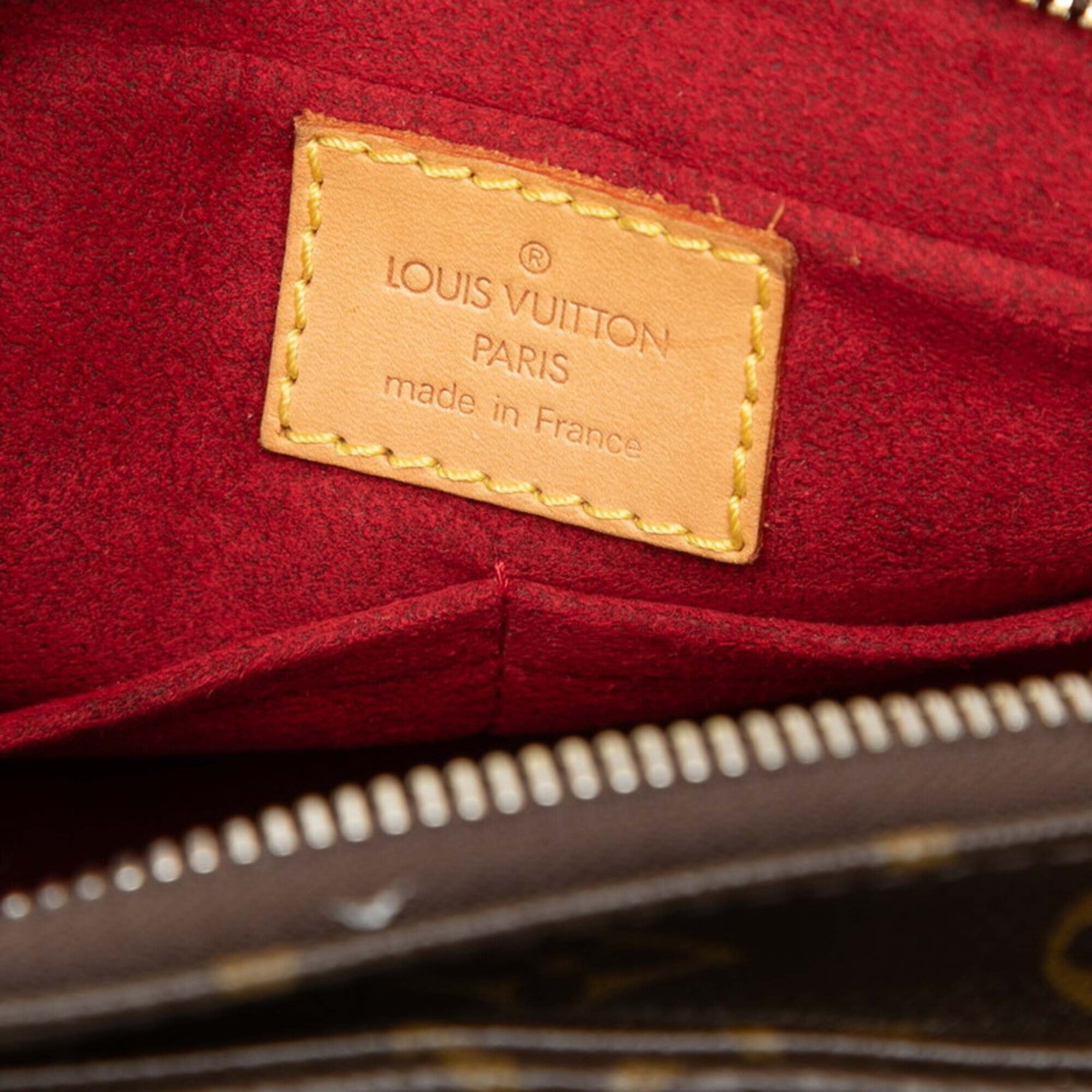Louis Vuitton Brown Pvc Leather Shoulder Bag (Pre-Owned)