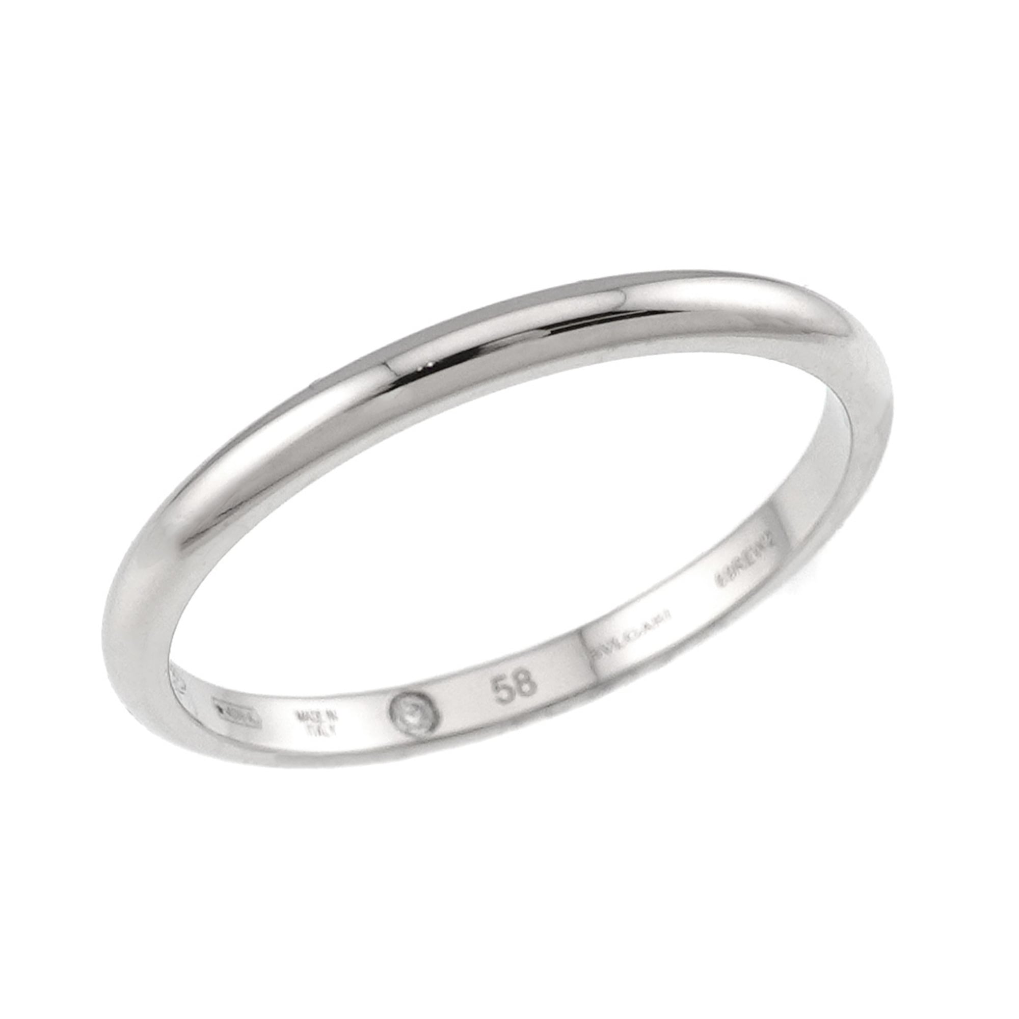 Bvlgari Platinum 950 Band Ring (Pre-Owned)