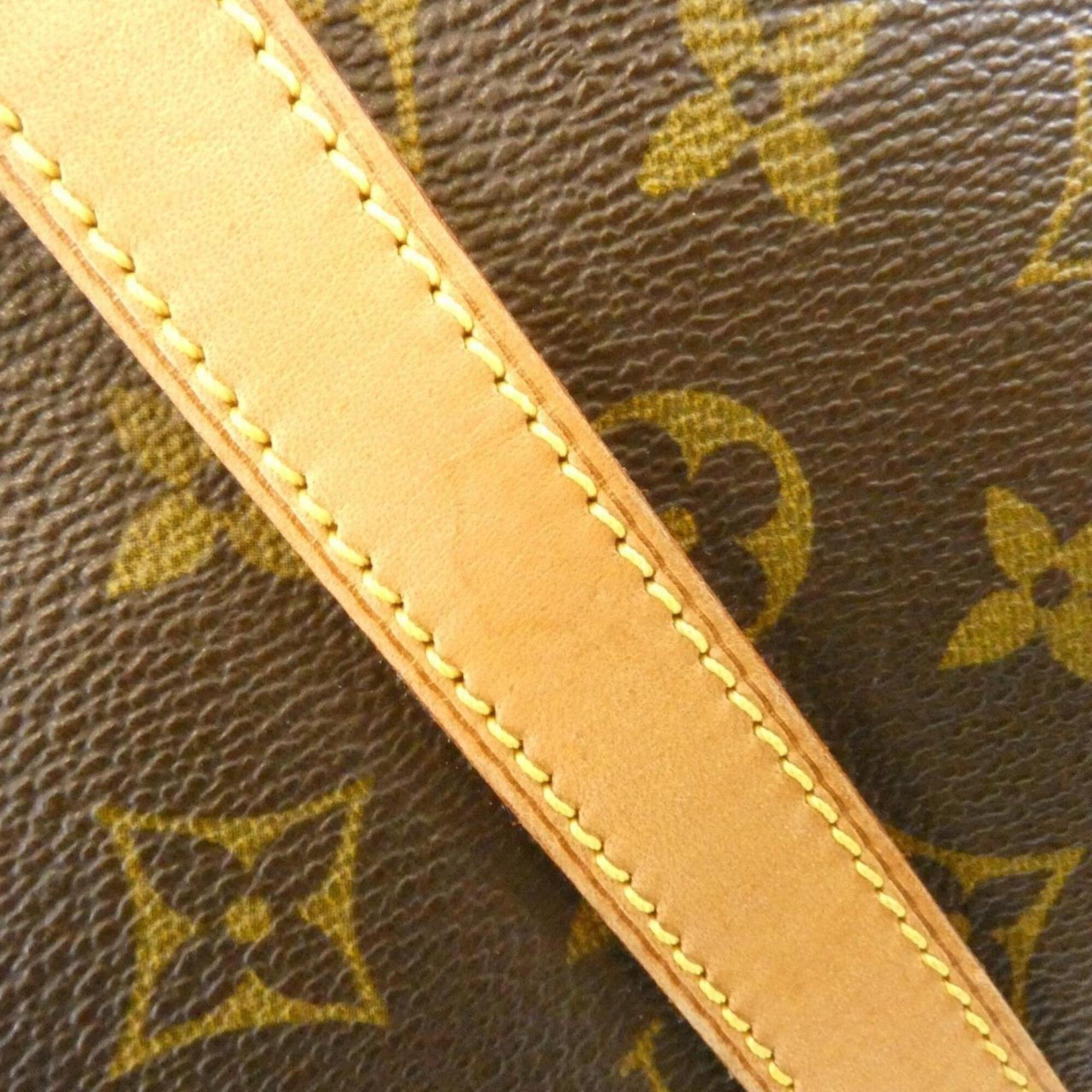 Louis Vuitton Marron Coated Canvas Handbag (Pre-Owned)