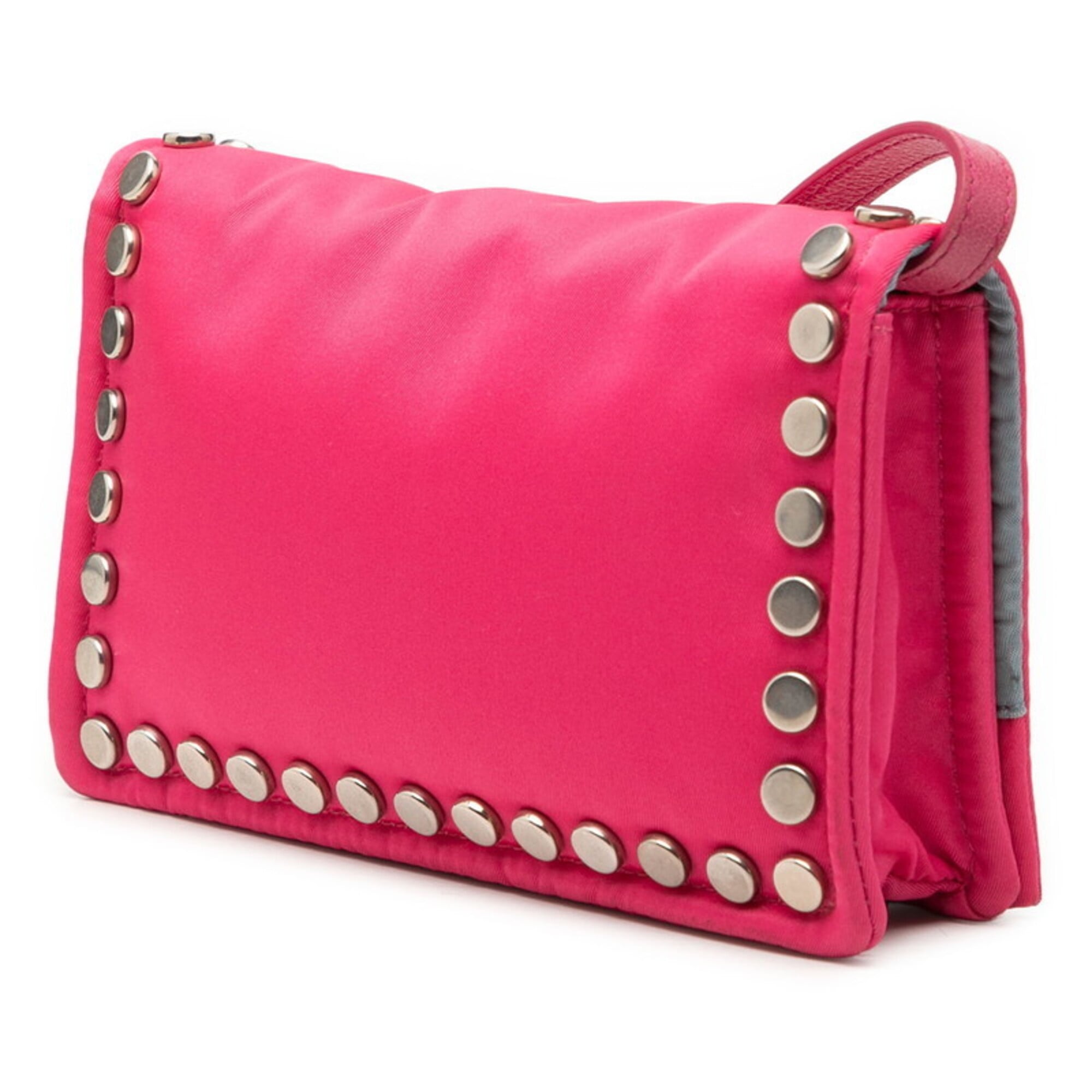 Prada Pink Nylon Shoulder Bag (Pre-Owned)