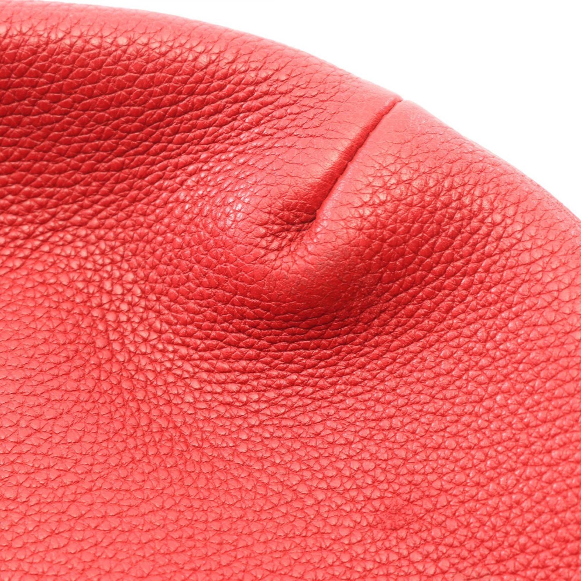 Gucci Multi-Color Red Color Leather Shoulder Bag (Pre-Owned)