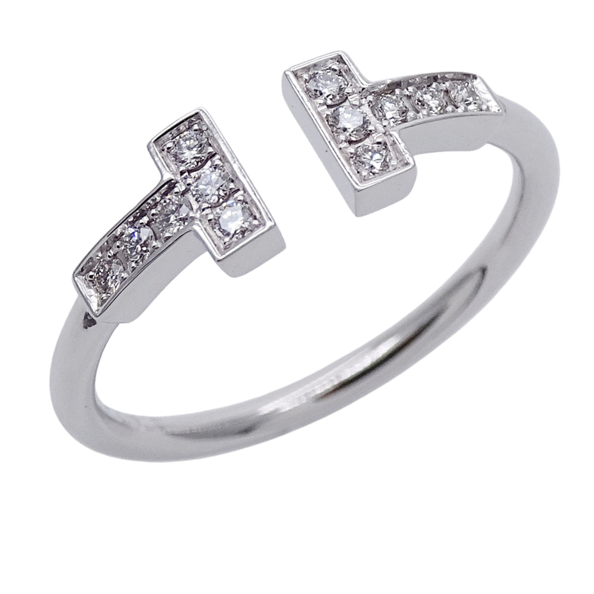 Tiffany White Gold White Gold (18K) Band Ring (Pre-Owned)