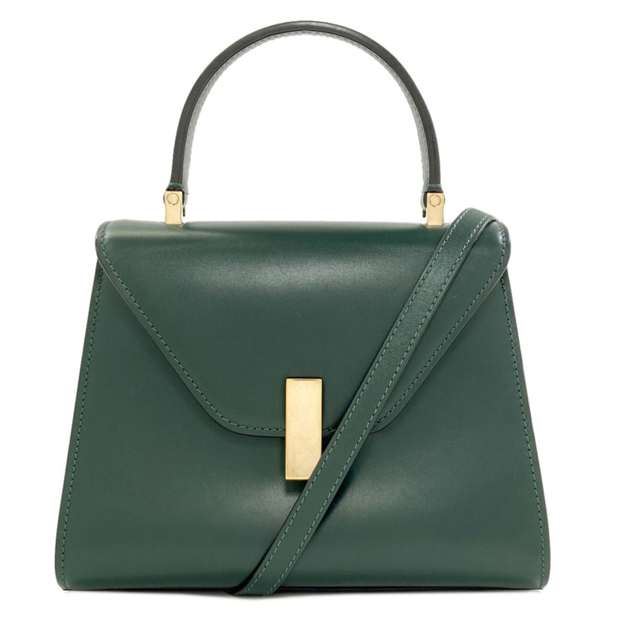 Valextra Green Handbag (Pre-Owned)