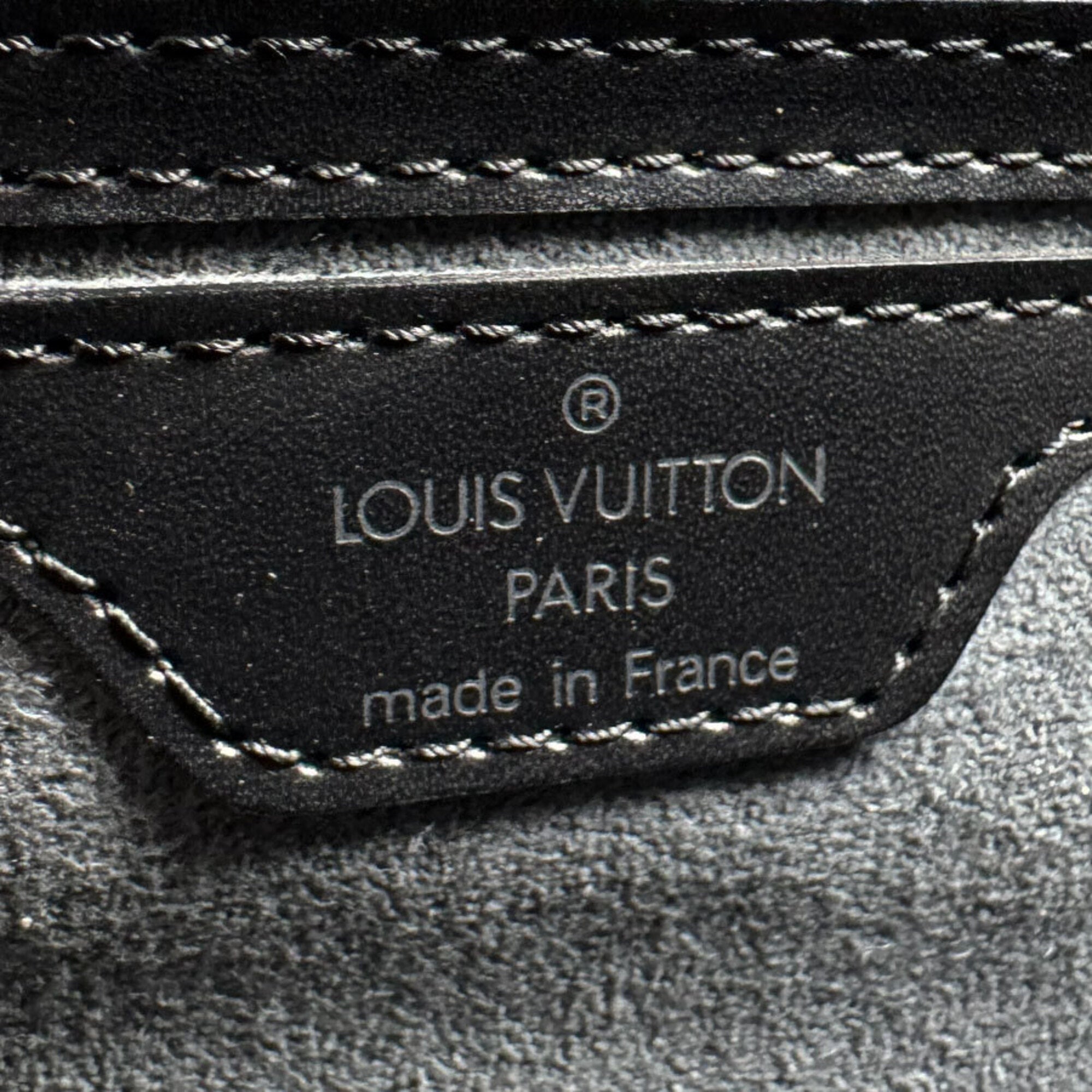 Louis Vuitton Noir Epi Leather Handbag (Pre-Owned)