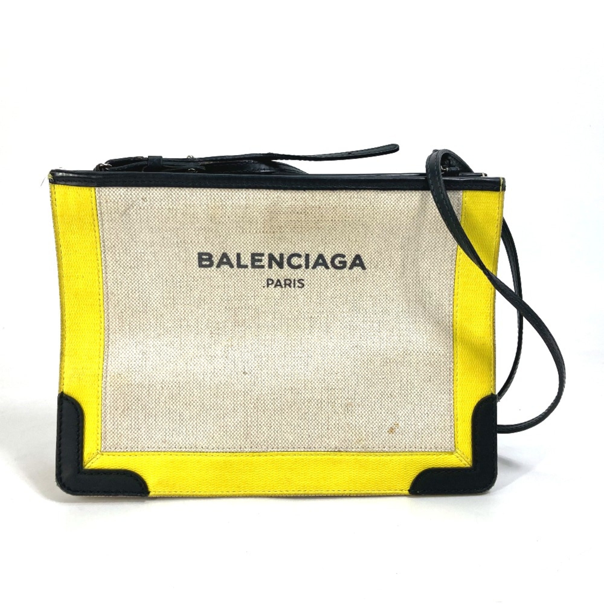 Balenciaga Yellow Leather Shoulder Bag (Pre-Owned)