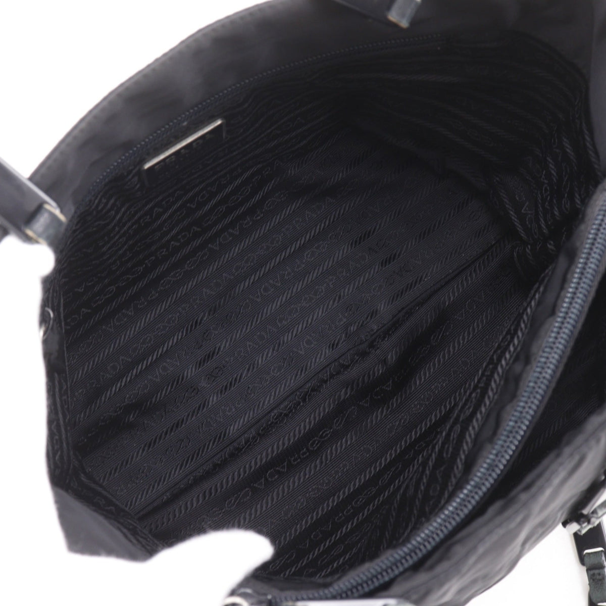 Prada Black Nero Nylon Tote Bag (Pre-Owned)