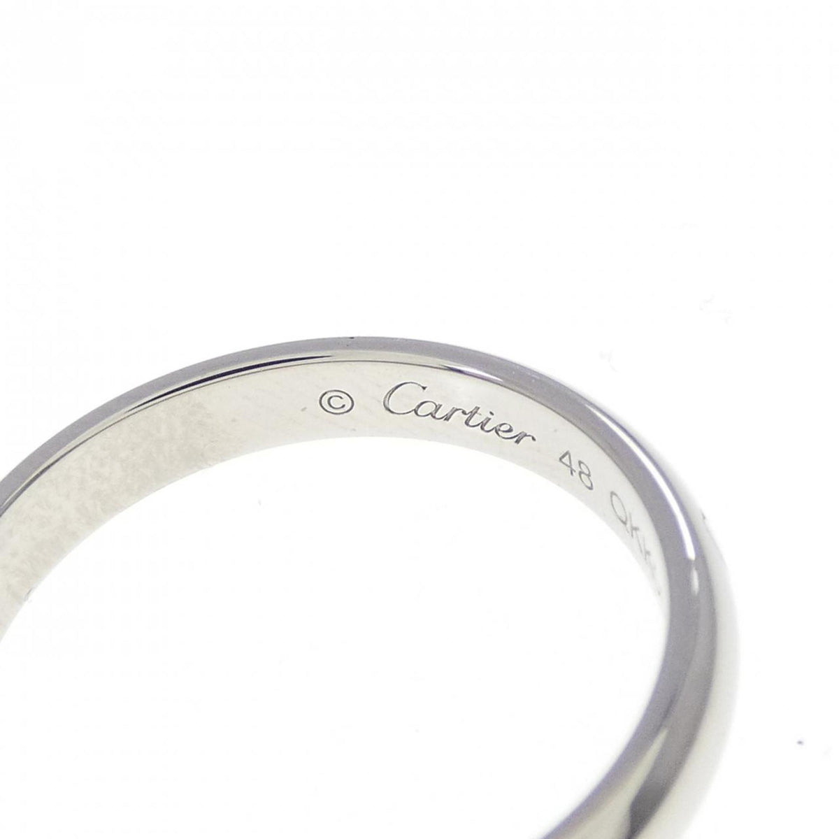 Cartier Platinum 950 Band Ring (Pre-Owned)