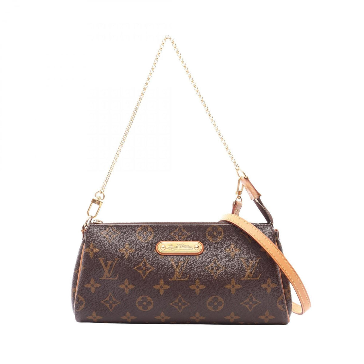 Louis Vuitton Brown Monogram Coated Canvas Leather Monogram Handbag Shoulder Bag (Pre-Owned)