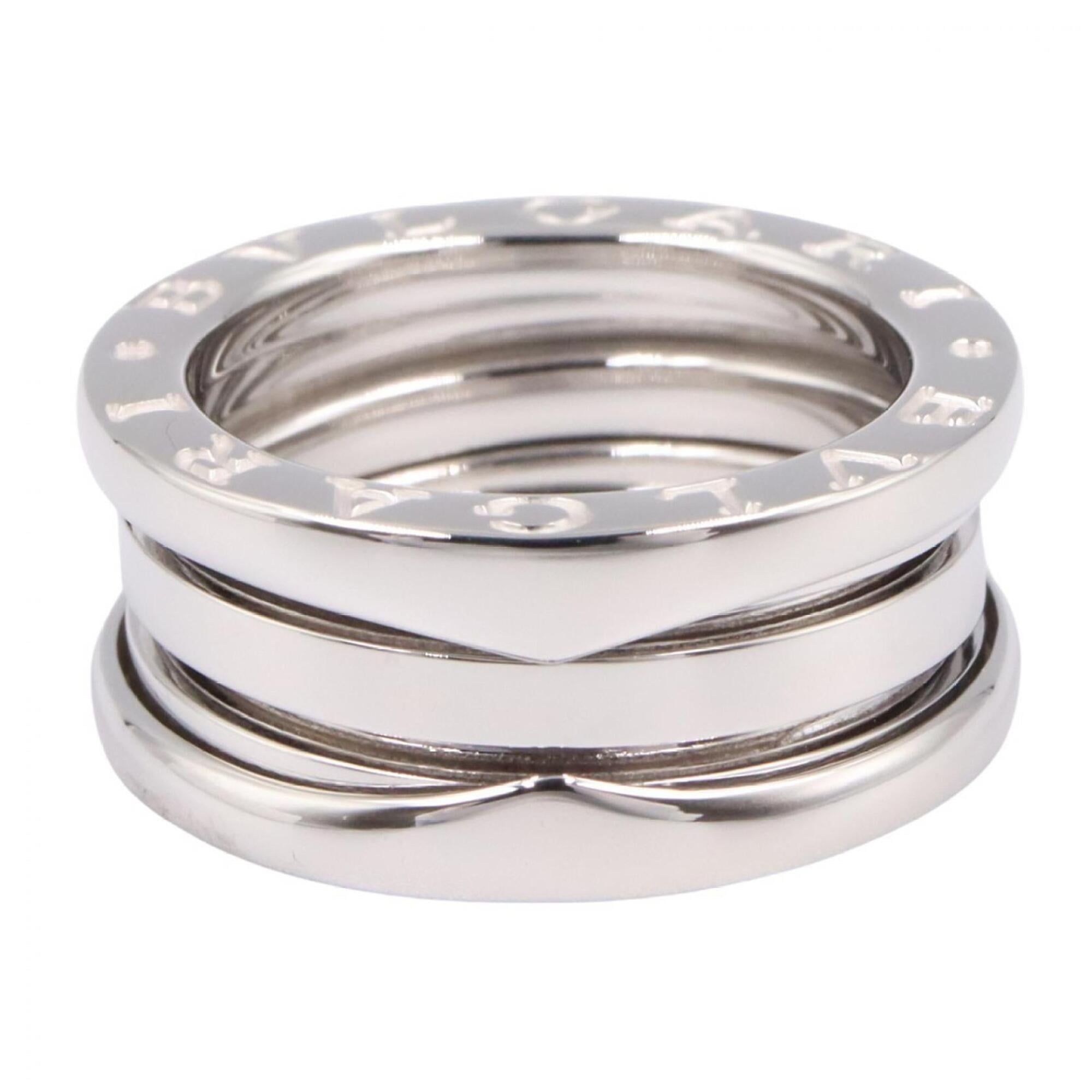 Bvlgari Silver White Gold (18K) Band Ring (Pre-Owned)