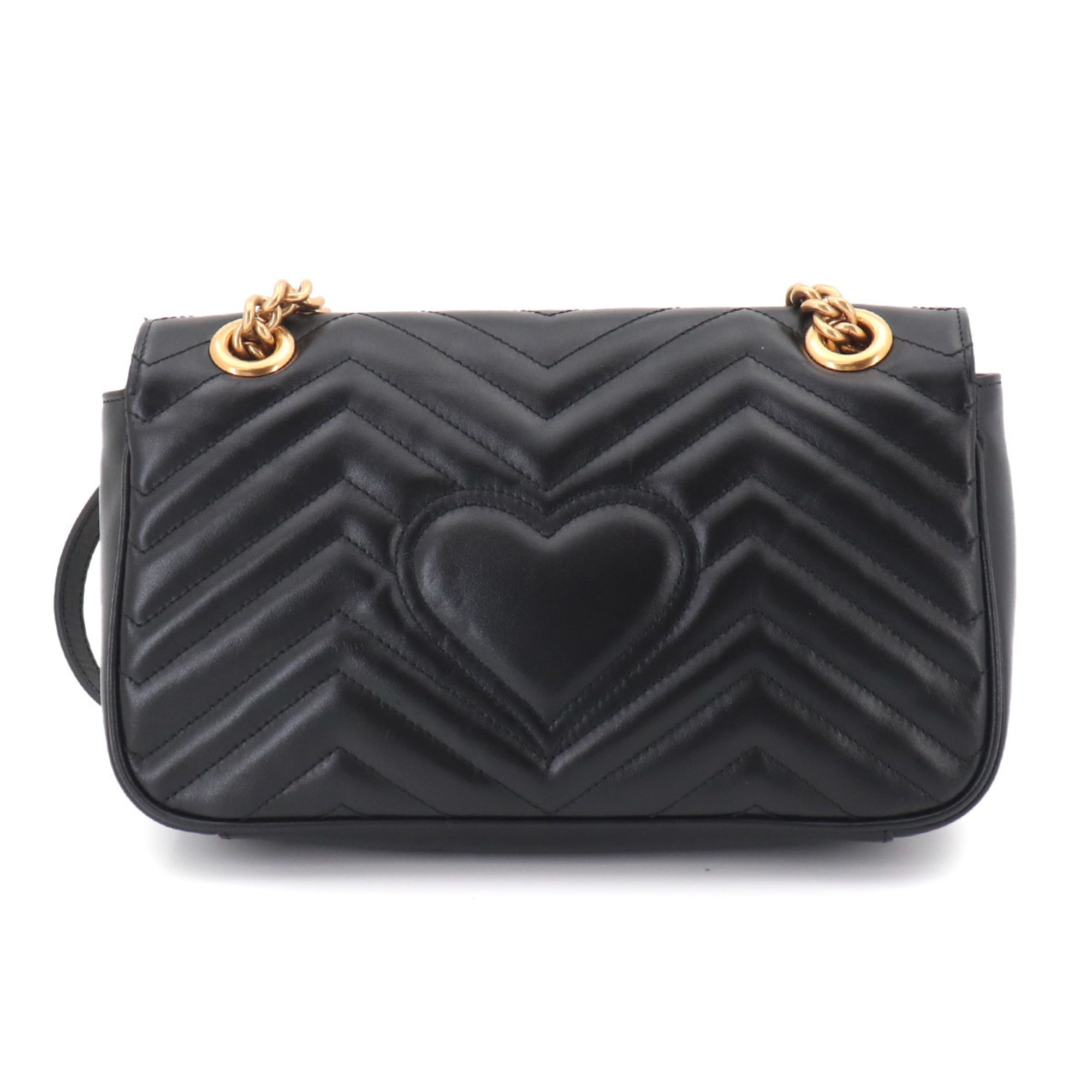 Gucci Black Leather Handbag Shoulder Bag (Pre-Owned)
