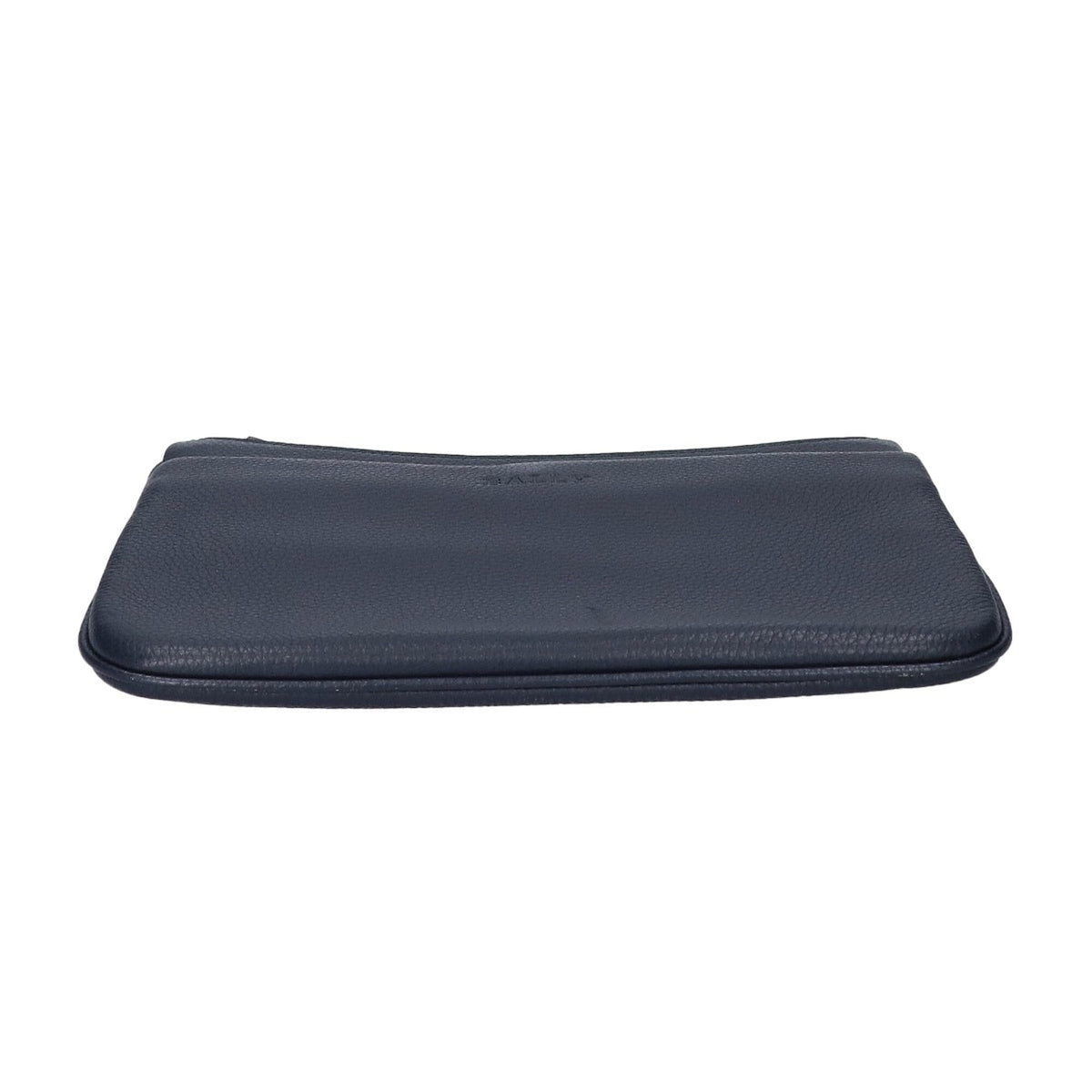 Bally Dark Navy Leather Clutch Bag (Pre-Owned)