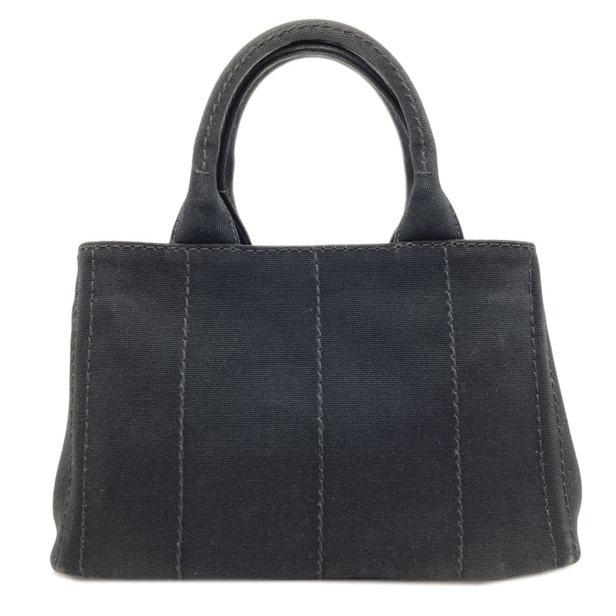 Prada Black Canvas Handbag (Pre-Owned)