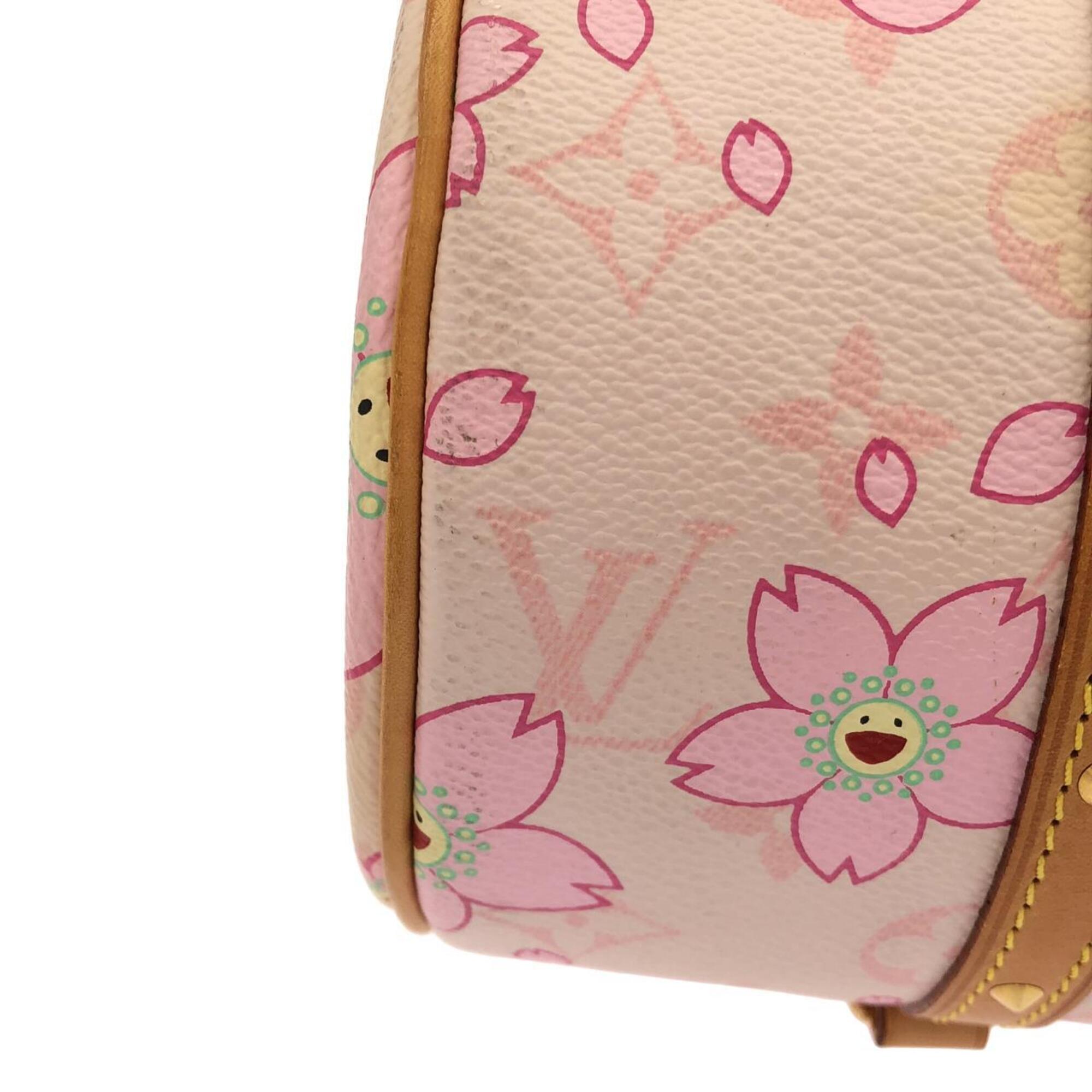 Louis Vuitton Monogram Cherry Blossom Rose Coated Canvas Handbag (Pre-Owned)