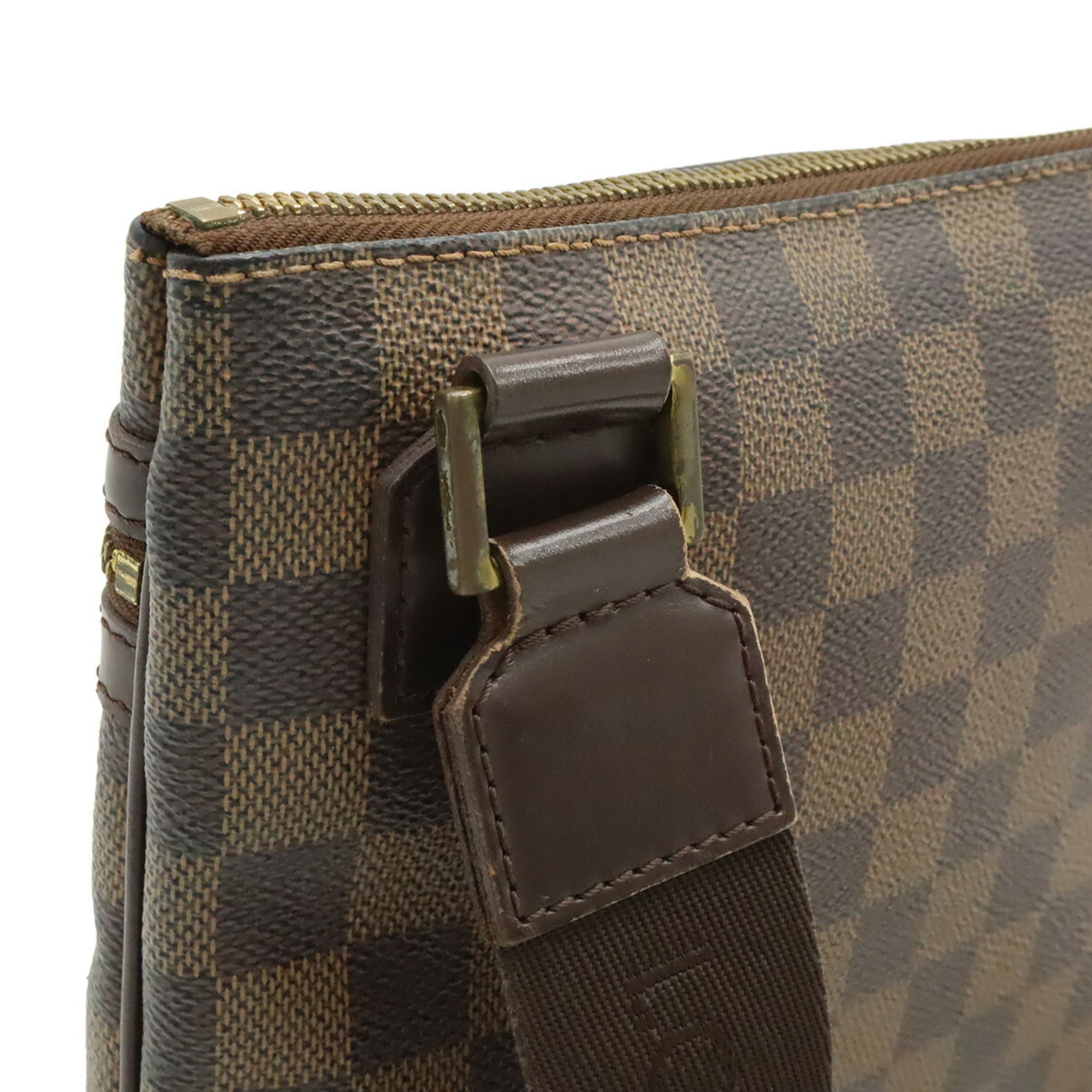Louis Vuitton Brown Pvc Coated Canvas Pochette Shoulder Bag (Pre-Owned)