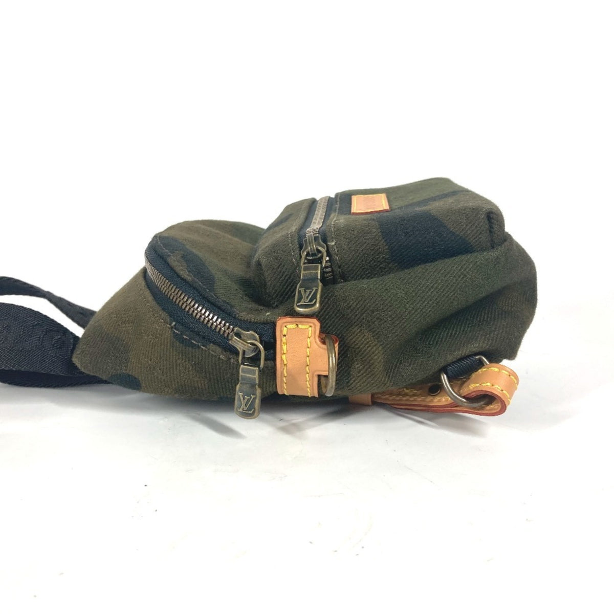 Louis Vuitton Camouflage Green Canvas Backpack (Pre-Owned)