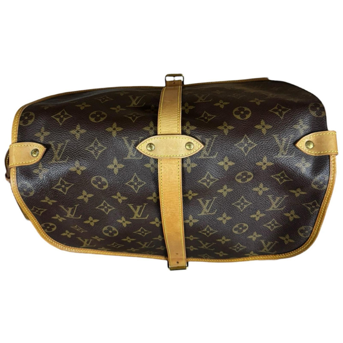 Louis Vuitton Brown Monogram Shoulder Bag (Pre-Owned)