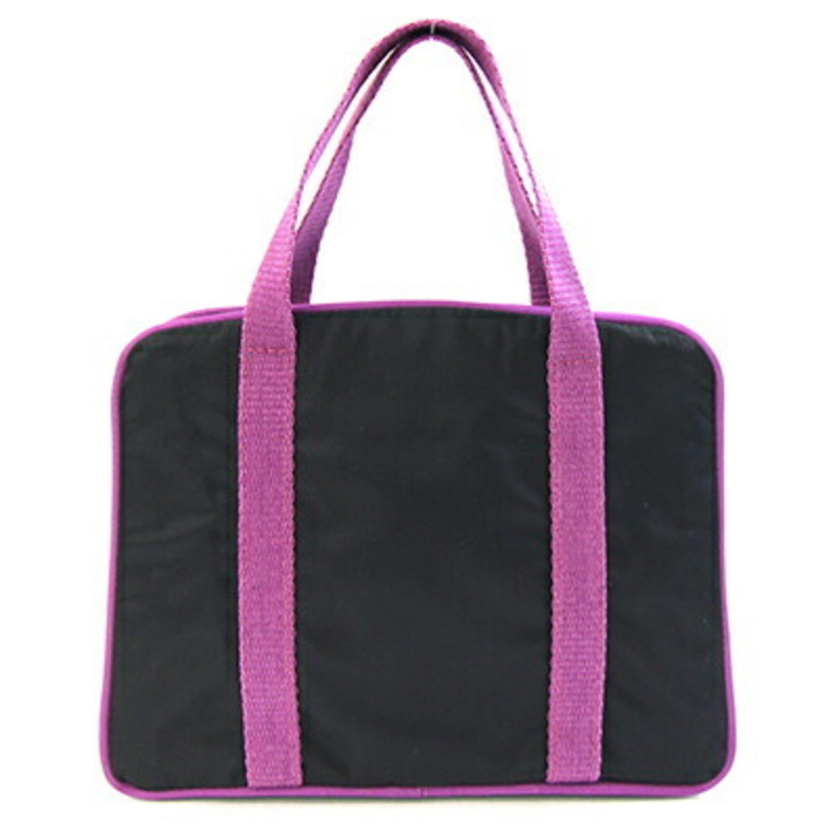 Prada Black Purple Nylon Handbag (Pre-Owned)