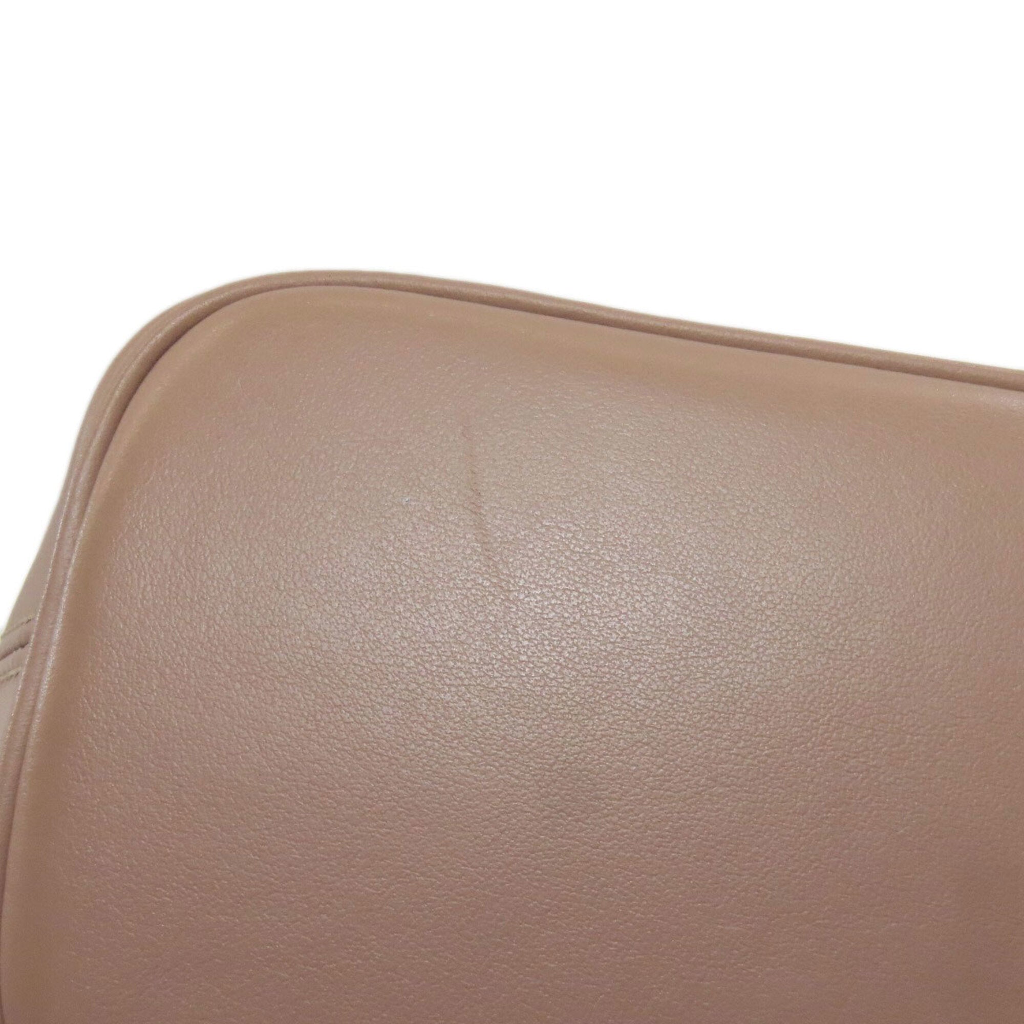 Bvlgari Pink Beige Leather Handbag (Pre-Owned)