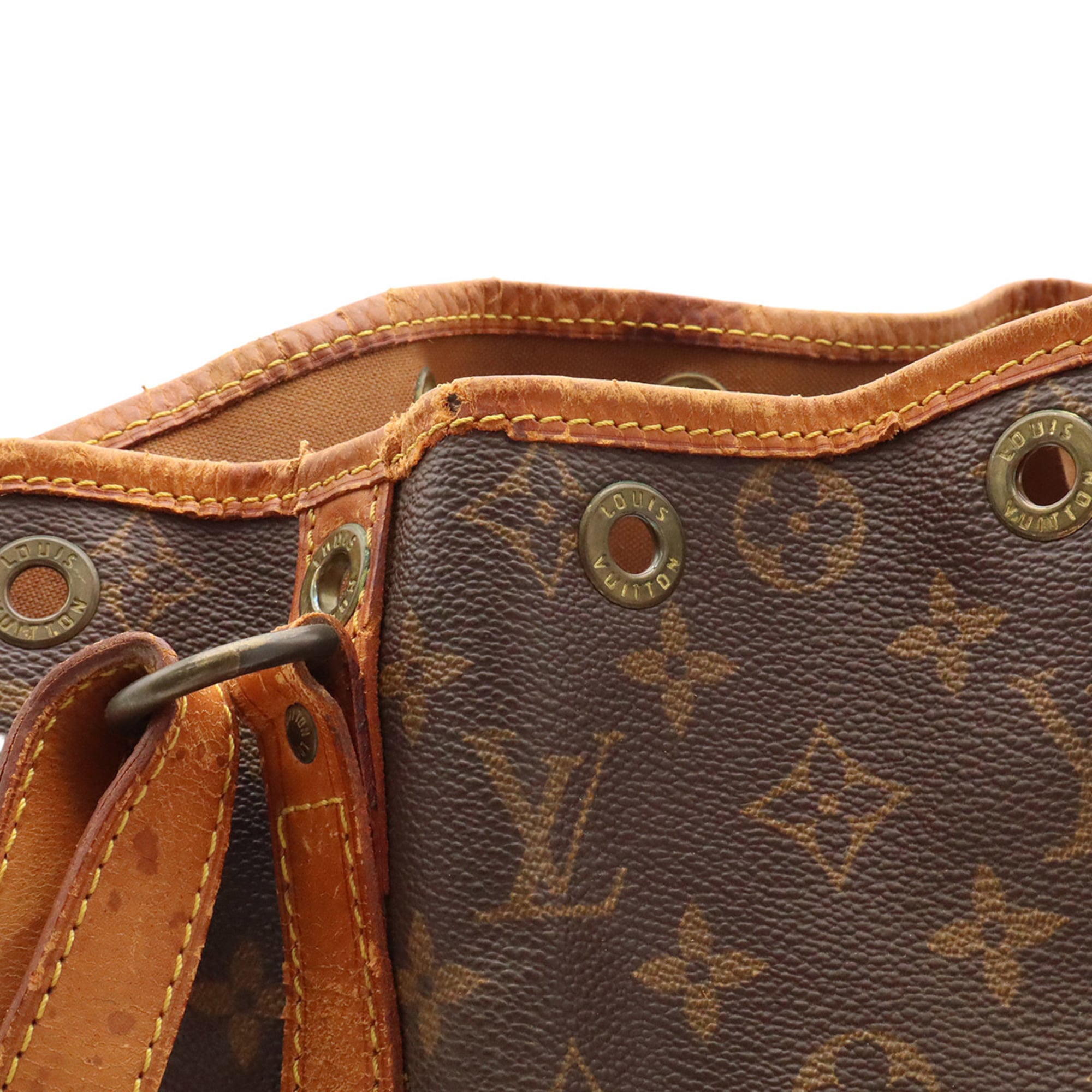 Louis Vuitton Brown Monogram Canvas Pvc Coated Canvas Shoulder Bag (Pre-Owned)