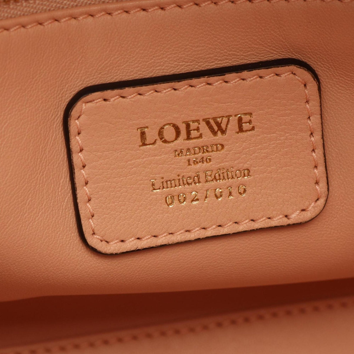 Loewe Green Pink Yellow Leather Handbag (Pre-Owned)