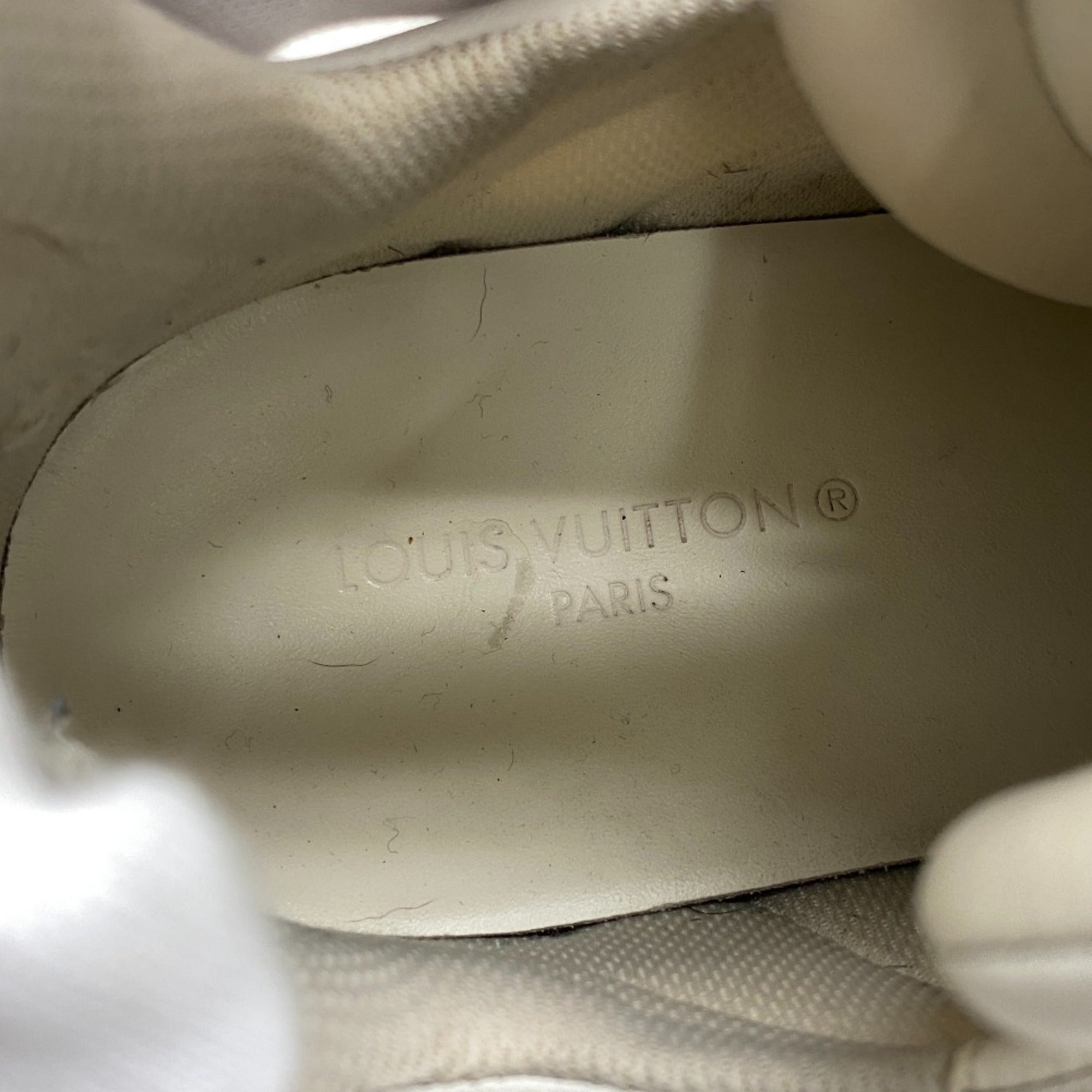 Louis Vuitton Brown White Sneakers (Pre-Owned)