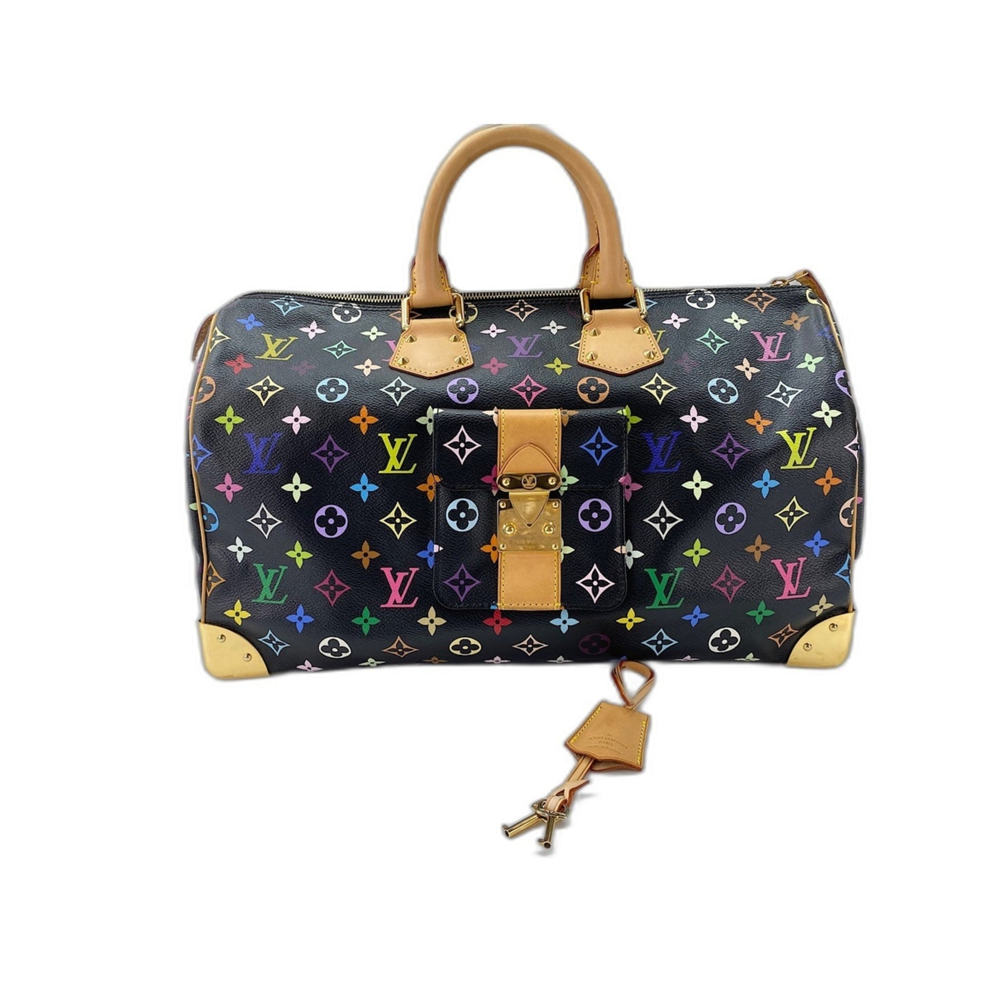 Louis Vuitton Black Multi-Color Handbag (Pre-Owned)