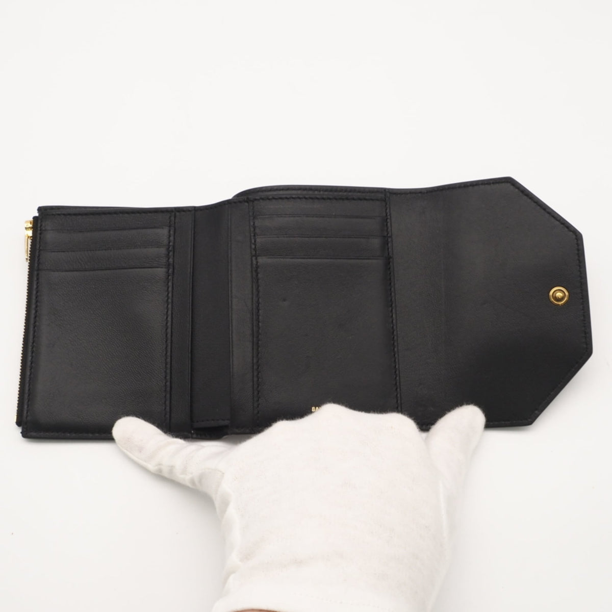Balenciaga Black Wallet (Tri-Fold) (Pre-Owned)