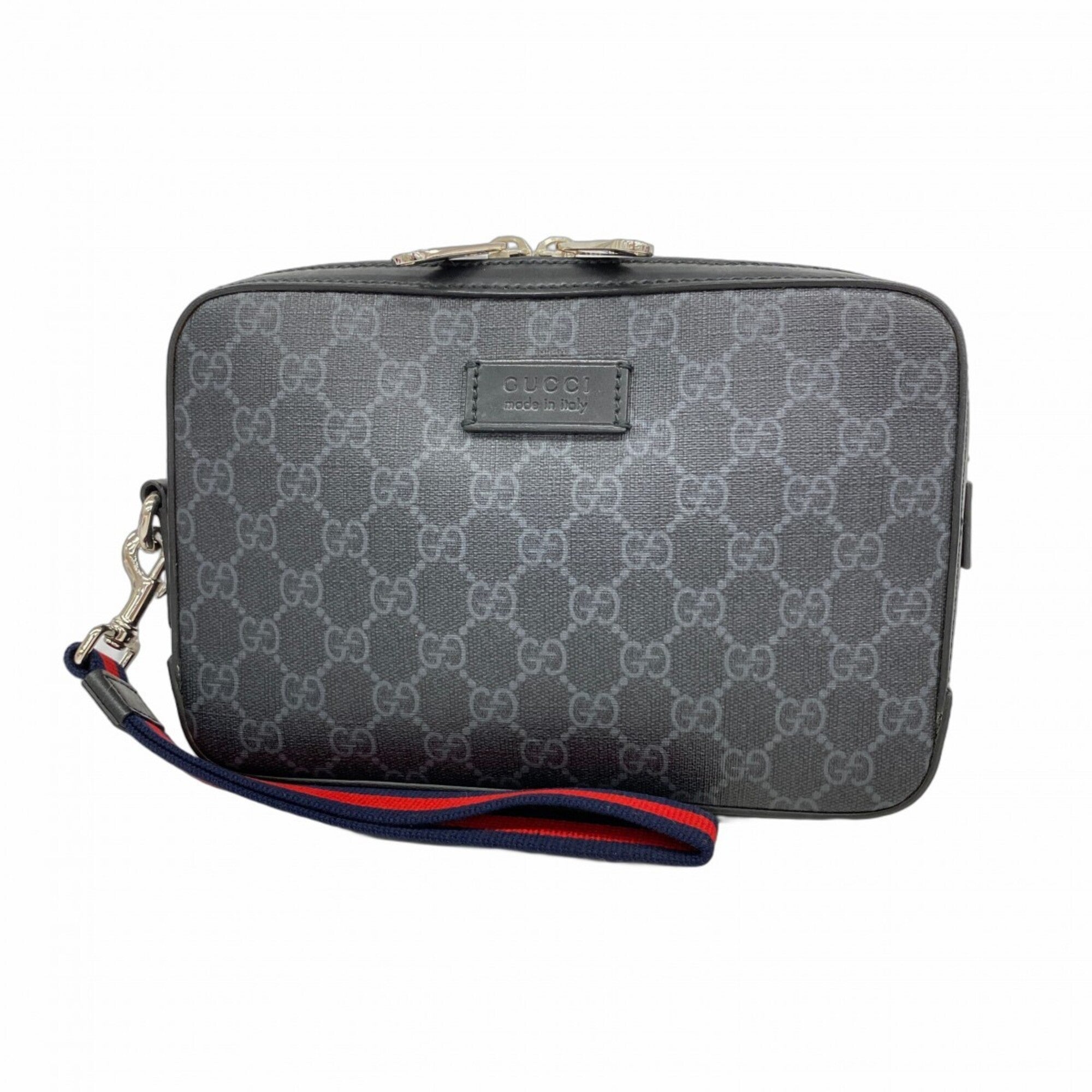 Gucci Black Pvc Clutch Bag (Pre-Owned)