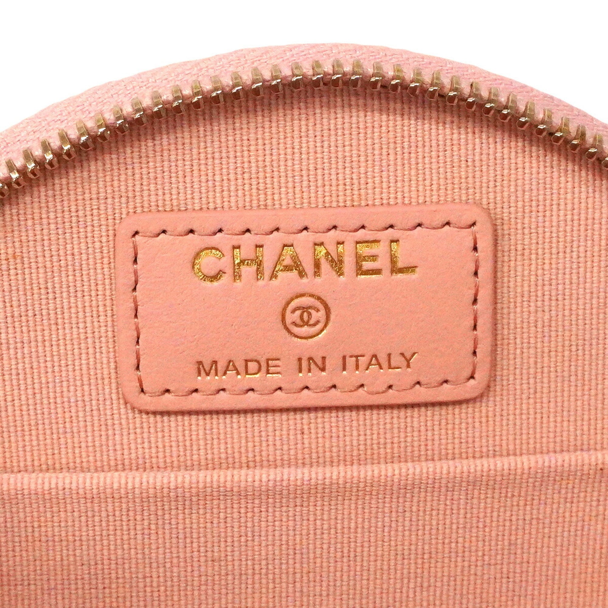 Chanel Pink Grained Calfskin Handbag (Pre-Owned)