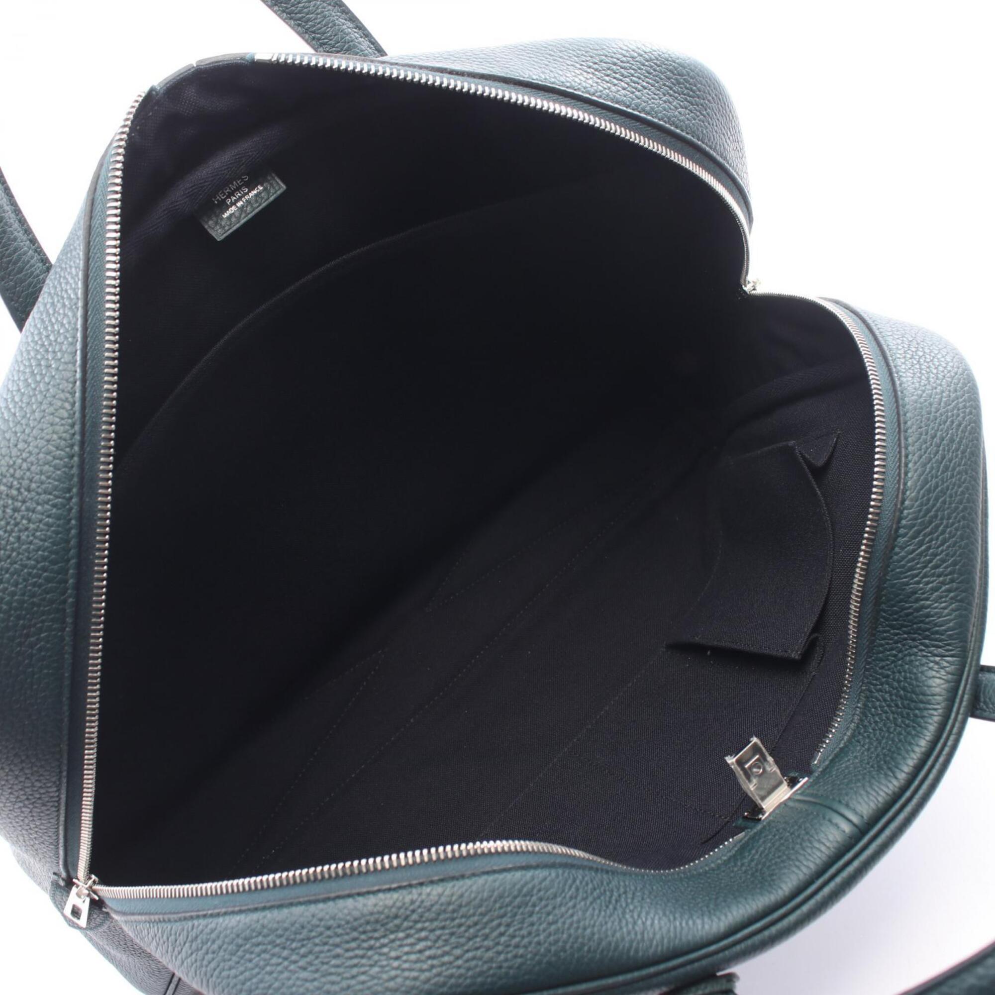Hermes Green Togo Leather Handbag (Pre-Owned)
