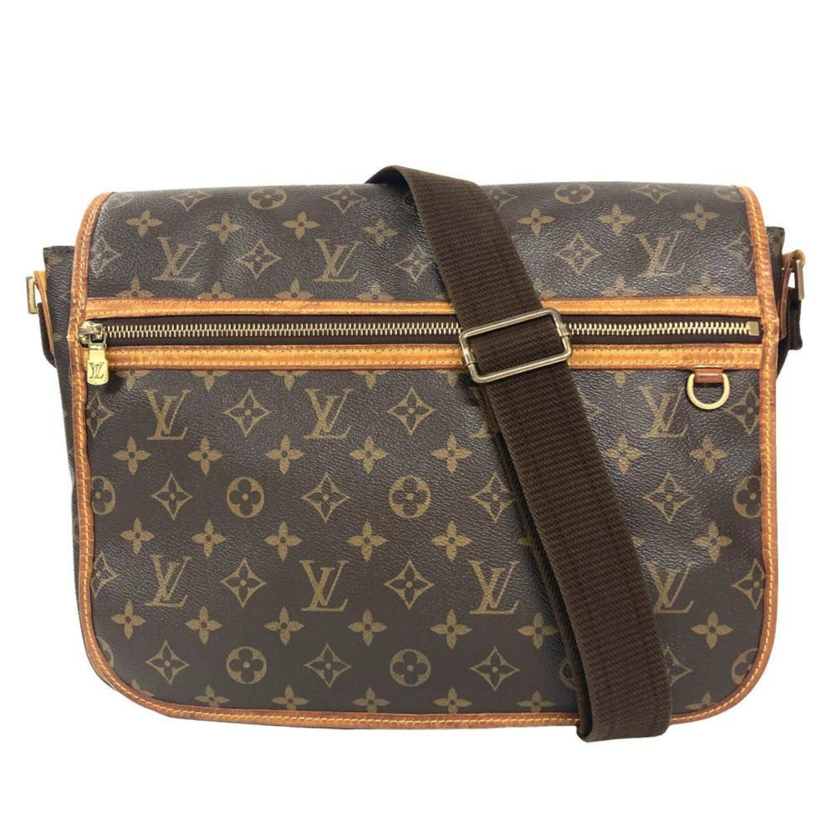 Louis Vuitton Brown Monogram Canvas Messenger Bag Shoulder Bag (Pre-Owned)
